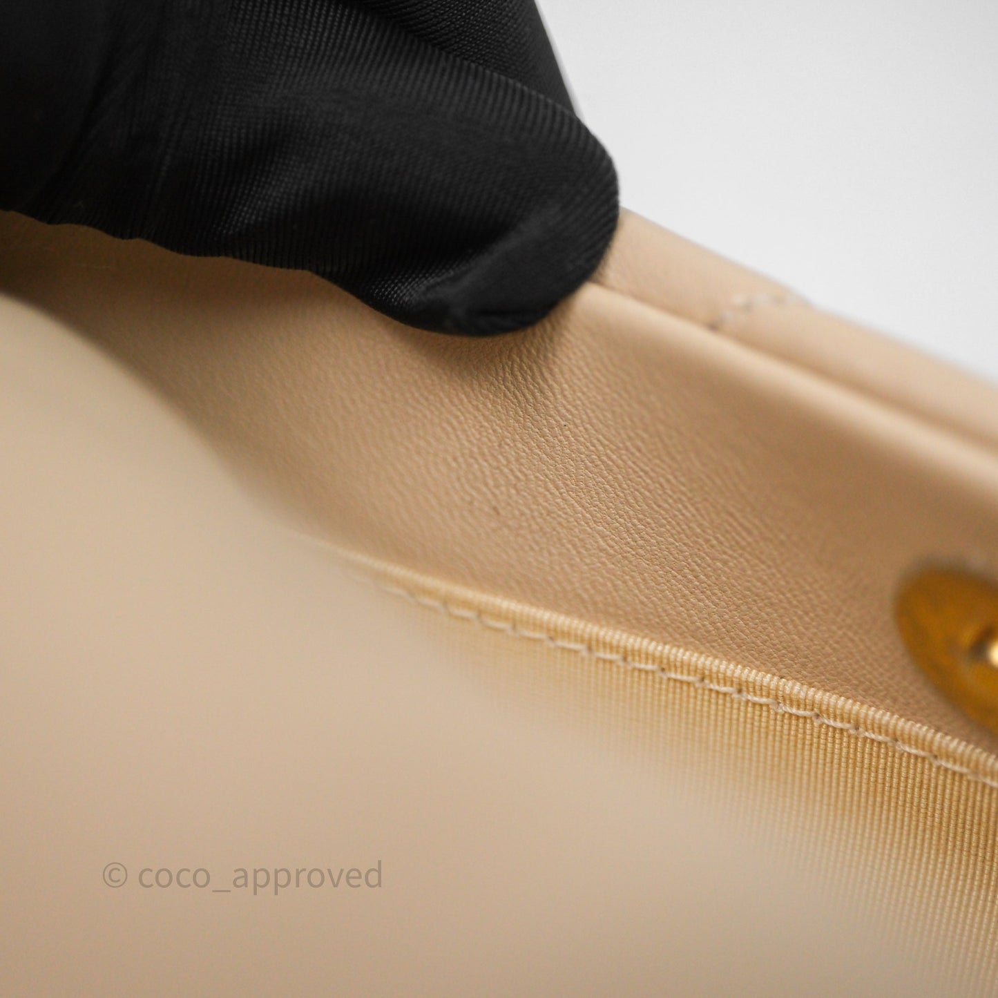 Chanel 19 Small Beige Lambskin Mixed Hardware