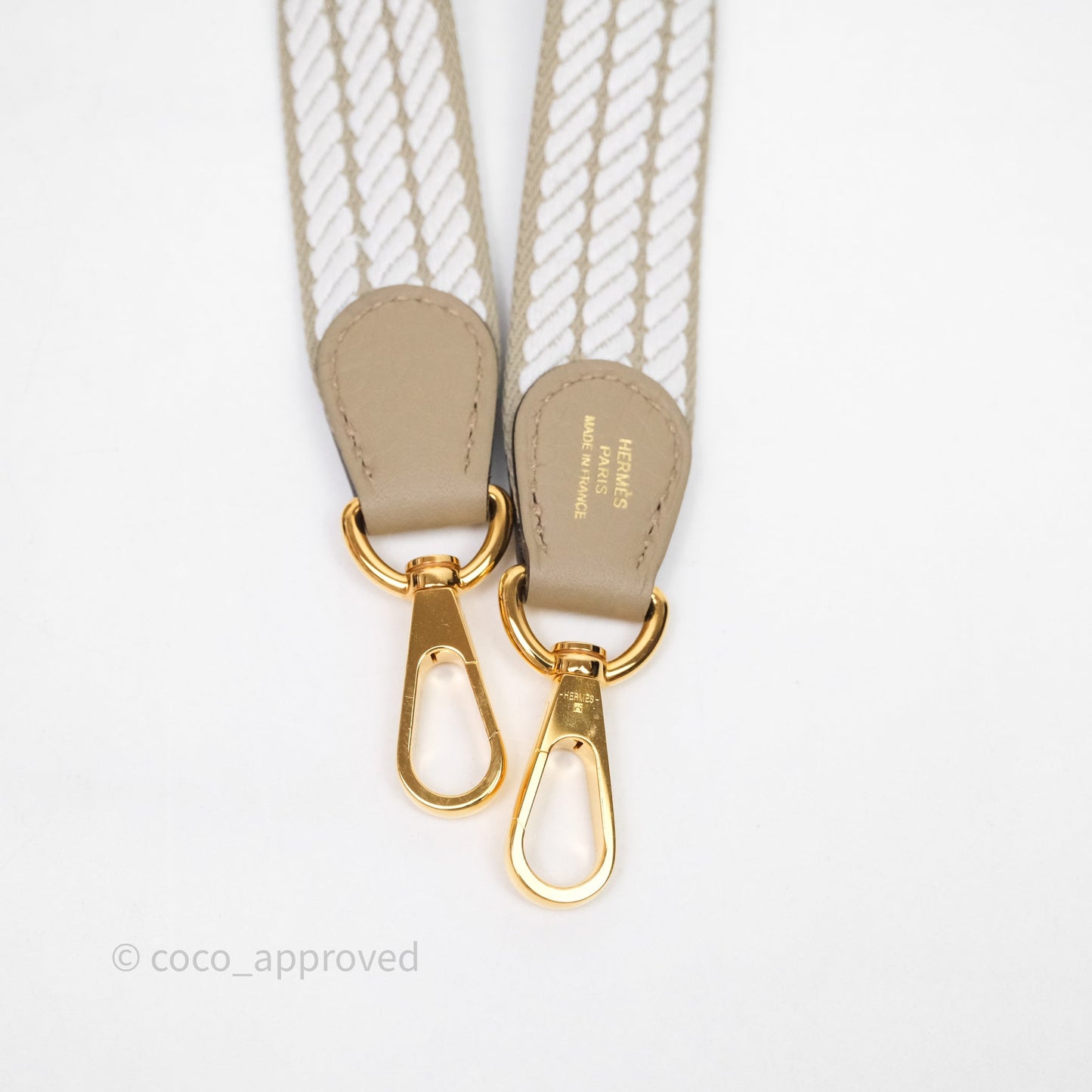 Hermès Mini Evelyne 16 Beige Marfa 8Q Clemence Gold Hardware