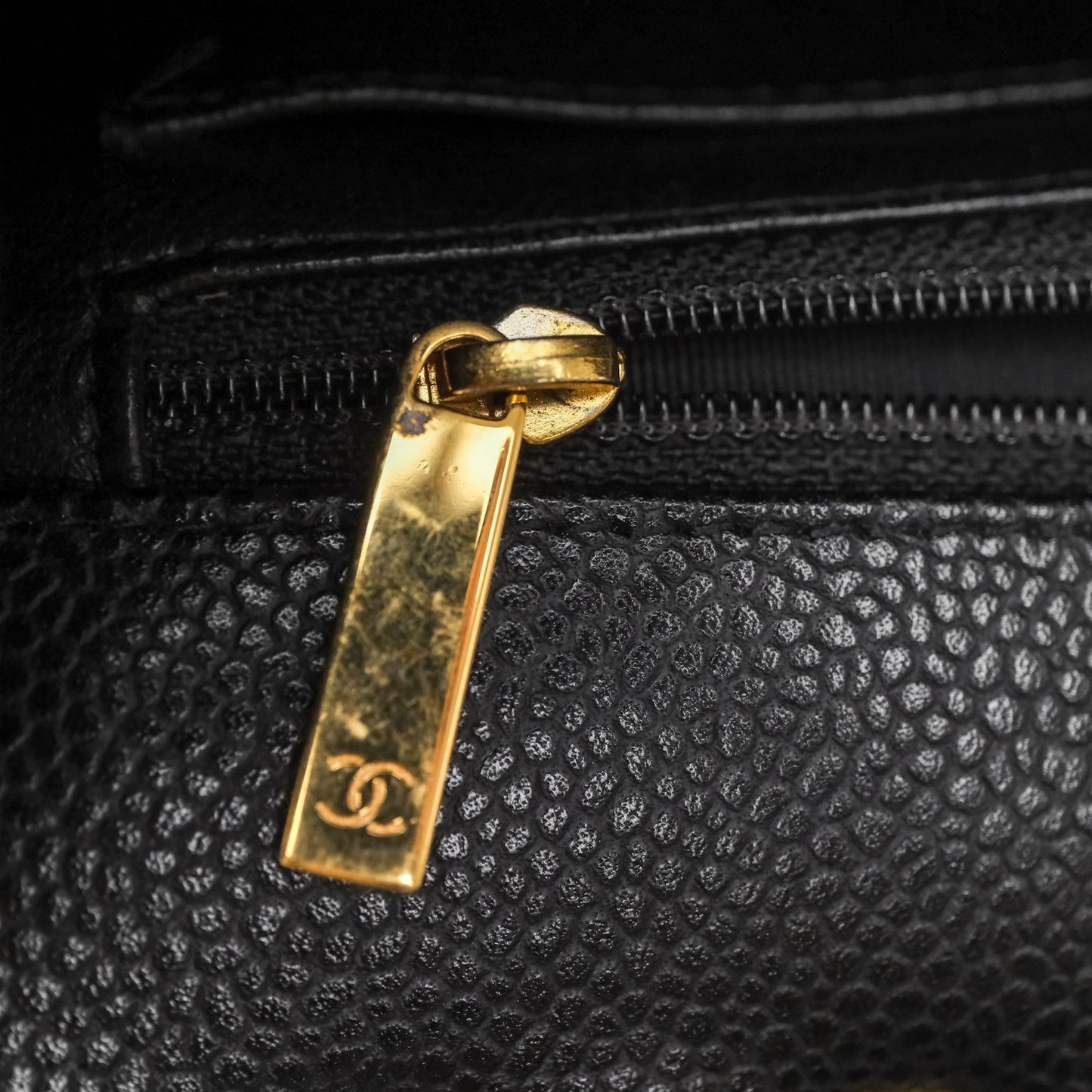 Chanel Jumbo Single Flap Black Caviar Gold Hardware⁣⁣