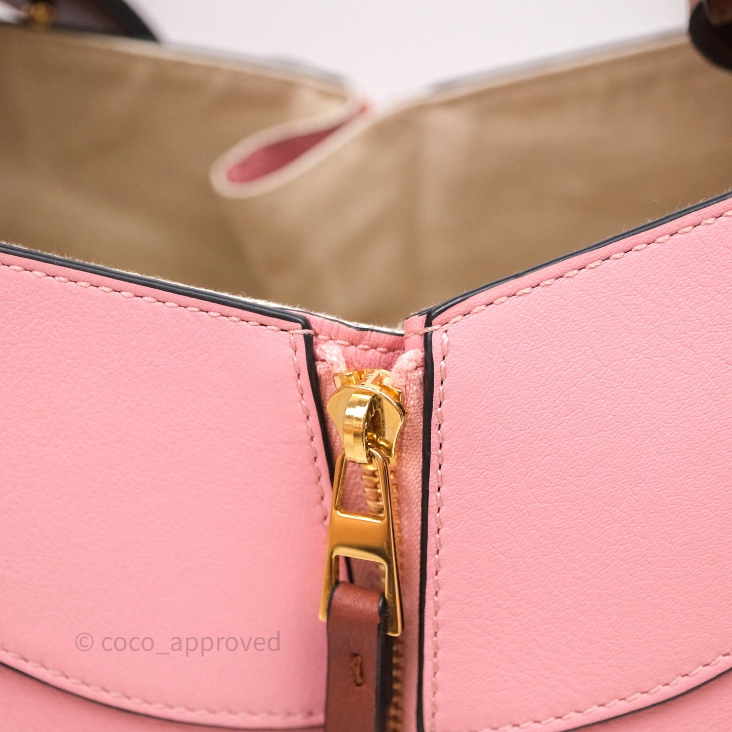Loewe Small Hammock Shoulder Bag Pink Tan