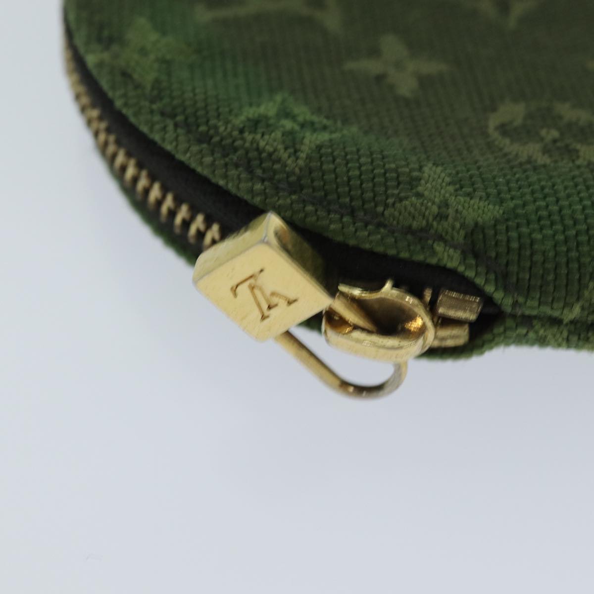 LOUIS VUITTON Monogram Mini Porte Monnaie Ron Purse TST Khaki M92451 74895