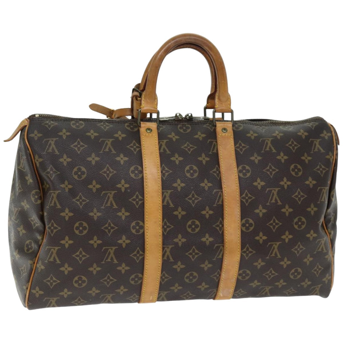 LOUIS VUITTON Monogram Keepall 45 Boston Bag M41428 LV 74933