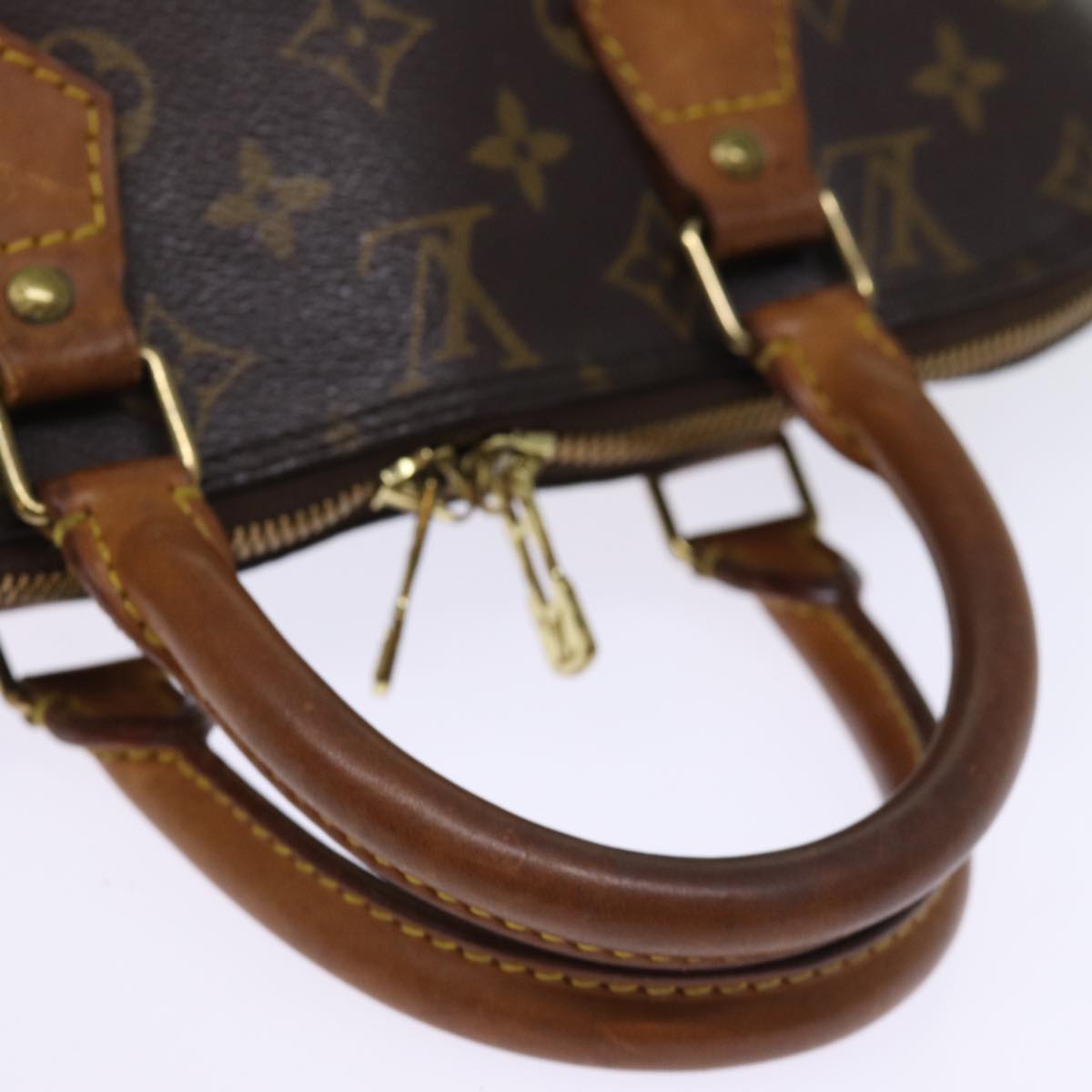 LOUIS VUITTON Monogram Alma Hand Bag M51130 LV 74942