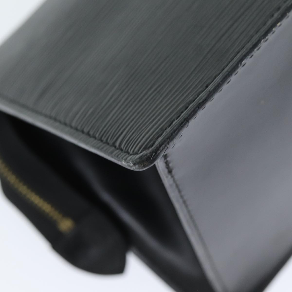 LOUIS VUITTON Epi Sac Triangle Hand Bag Black M52092 LV 74953