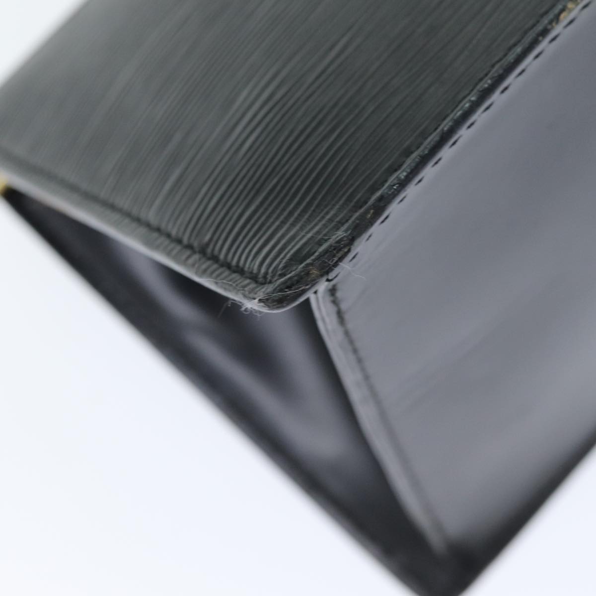 LOUIS VUITTON Epi Sac Triangle Hand Bag Black M52092 LV 74953