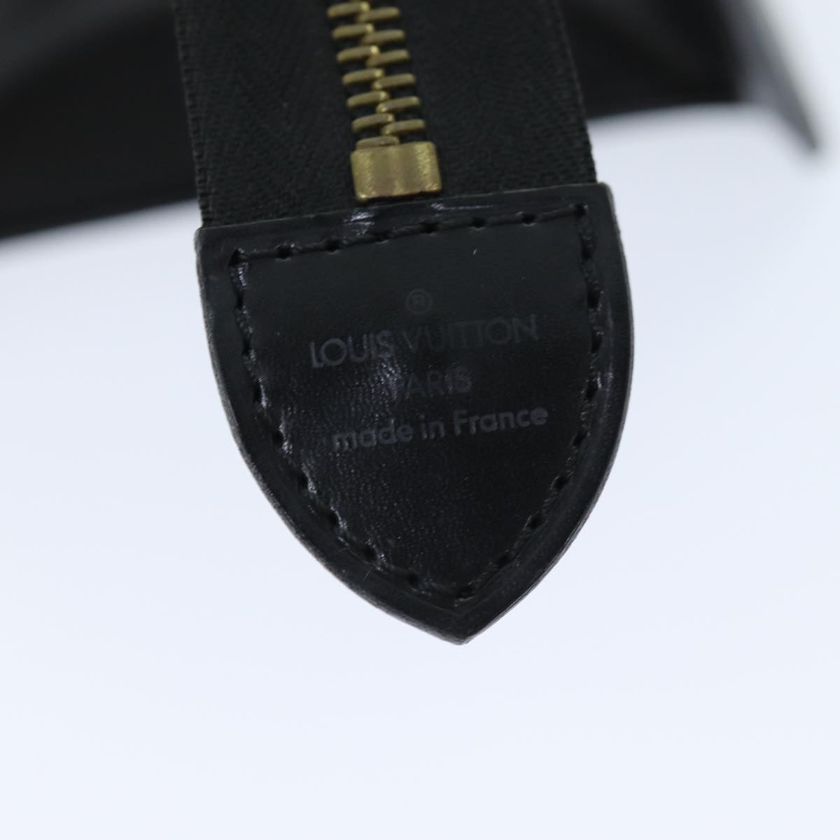 LOUIS VUITTON Epi Sac Triangle Hand Bag Black M52092 LV 74953