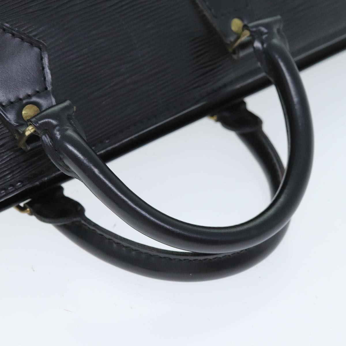 LOUIS VUITTON Epi Sac Triangle Hand Bag Black M52092 LV 74953