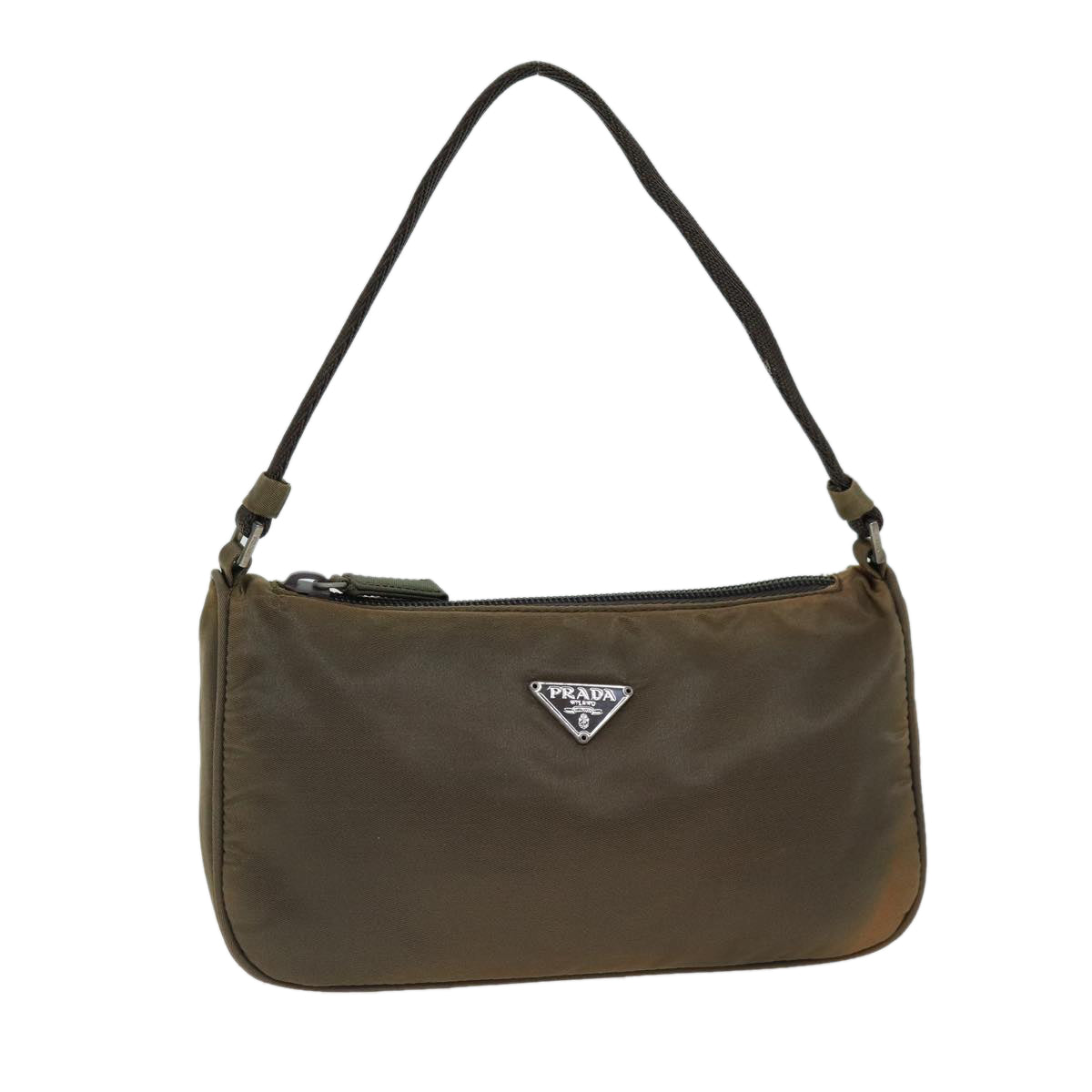 Luxury PradaAccessory Pouch Nylon Brown 74961