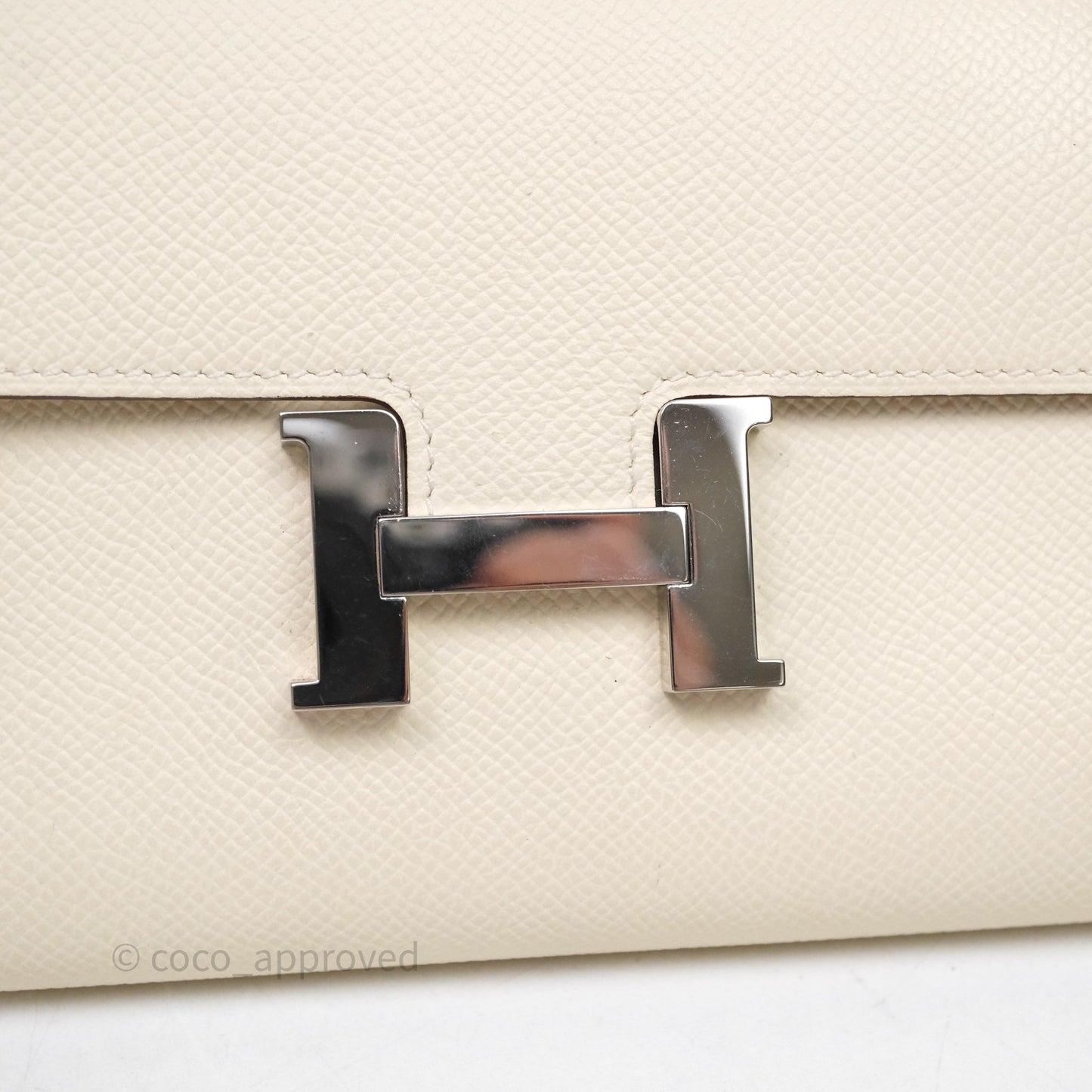 Hermès Constance To Go Wallet Nata I2 Epsom Palladium hardware