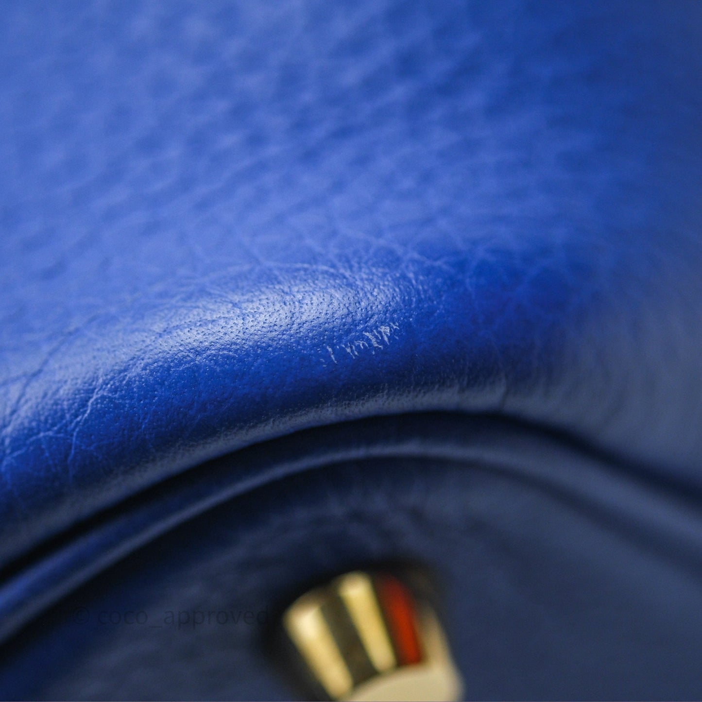 Hermès Picotin 18 Bleu Électrique 7T Clemence Gold Hardware