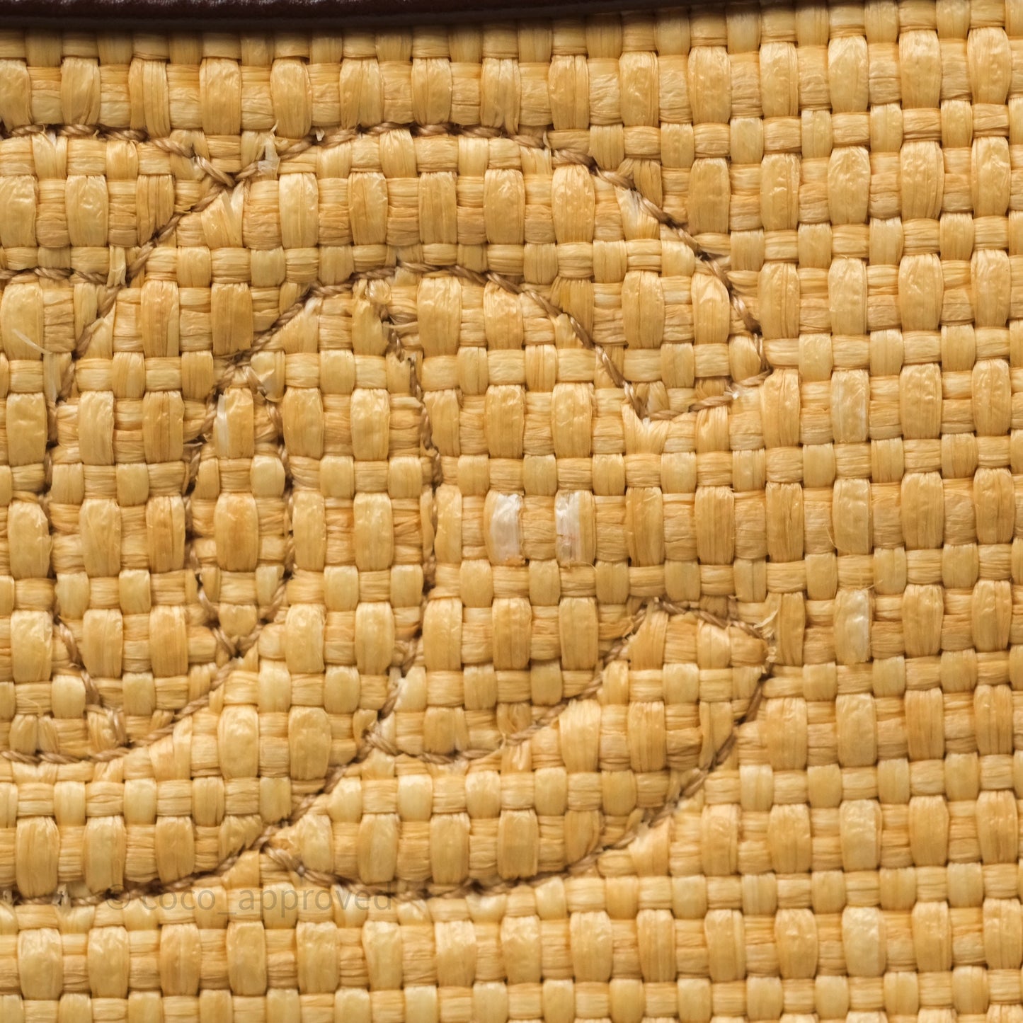 Chanel Vintage Rattan Tote Bag