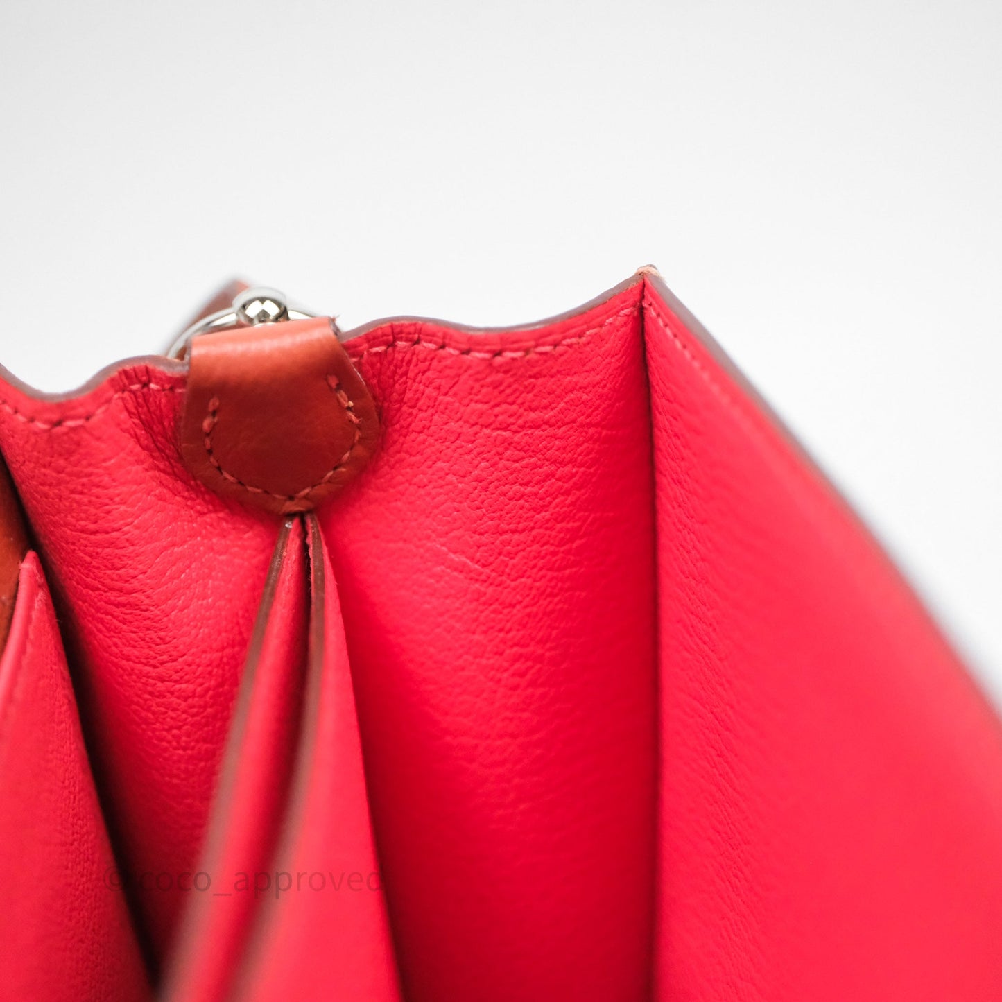 Hermès Roulis Mini 18 Evercolor AH Brush/ Rose Jaipur T5 Palladium Hardware