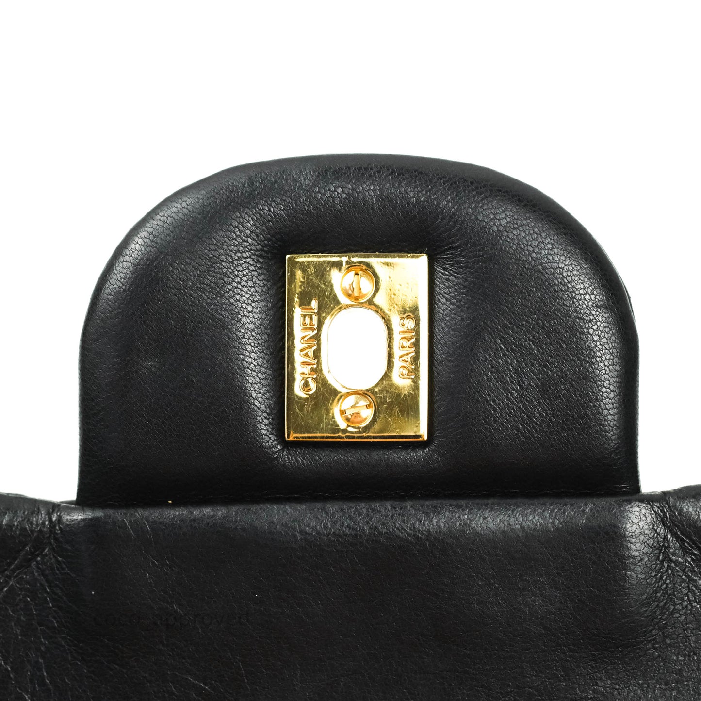 Chanel Jumbo Single Flap Black Lambskin 24K Gold Hardware⁣⁣