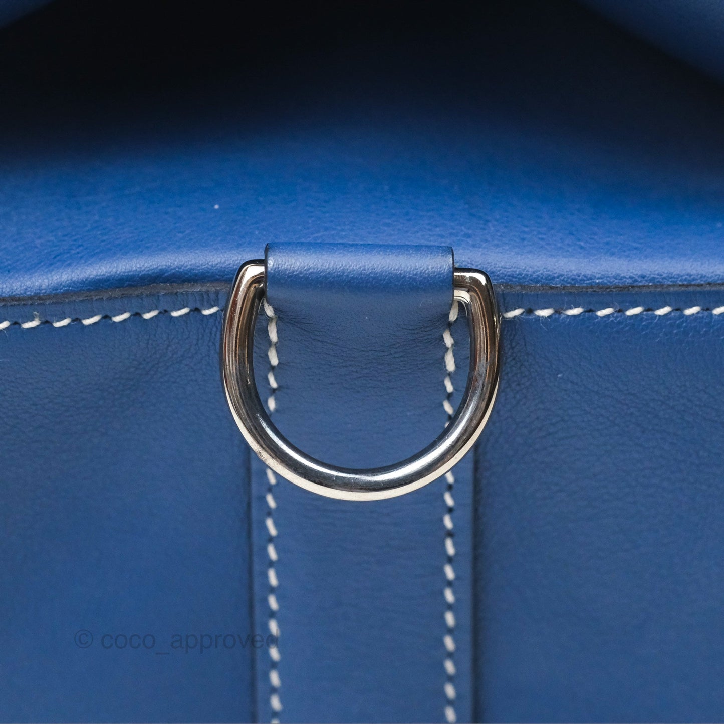 Hermès ToolBox 20 Bleu Agate R2 Swift Palladium Hardware