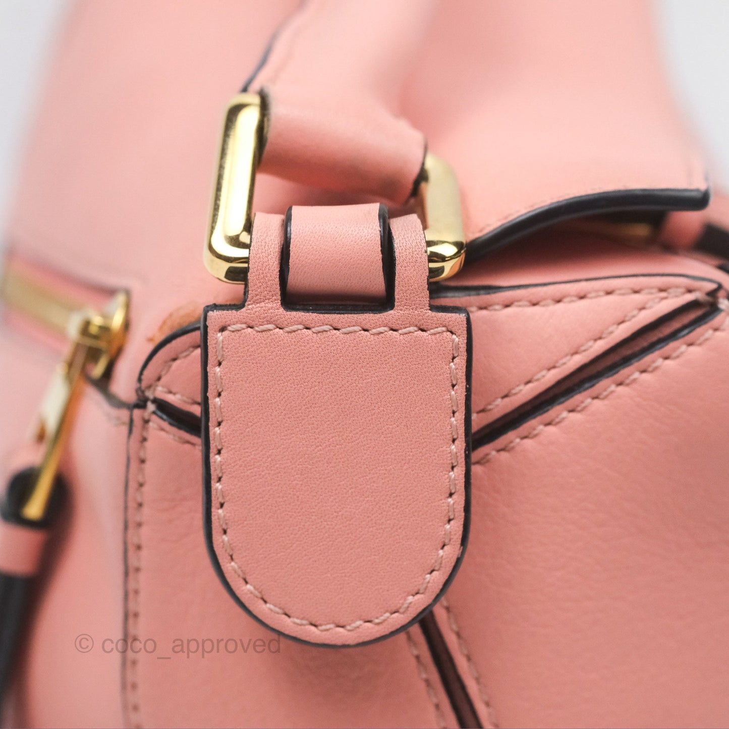 Loewe Small Puzzle Bag Pink Calfskin