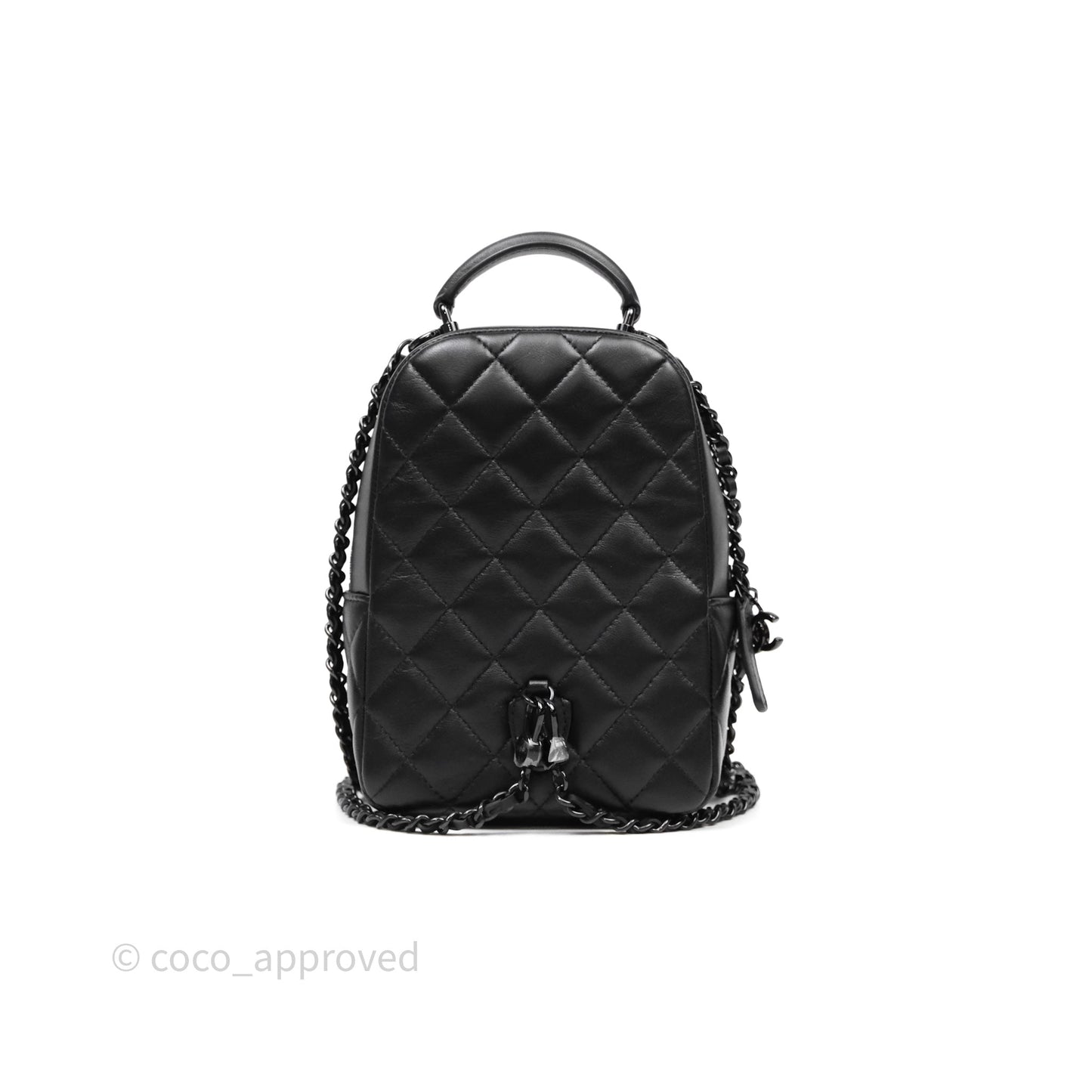 Chanel Classic Mini Backpack So Black Lambskin