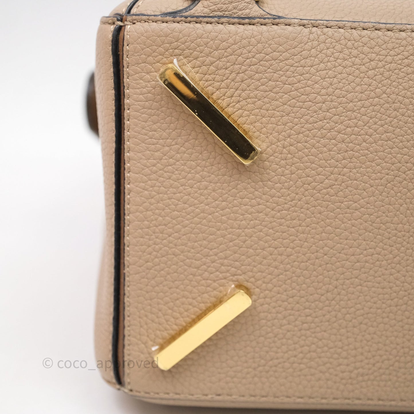 Loewe Medium Puzzle Bag Sand Mink Grained Calfskin
