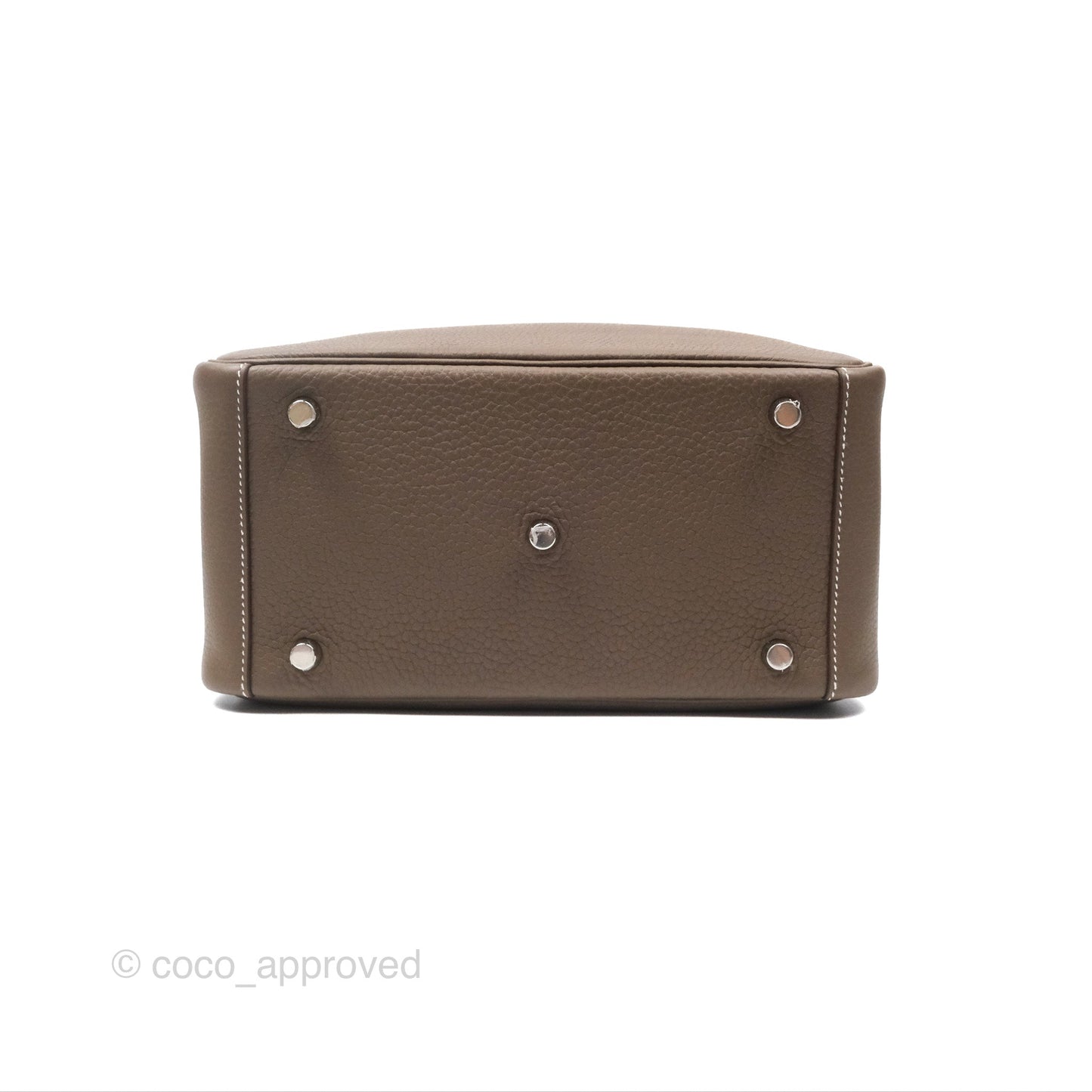 Hermès Lindy 26 Clemence Etoupe 18 Palladium Hardware