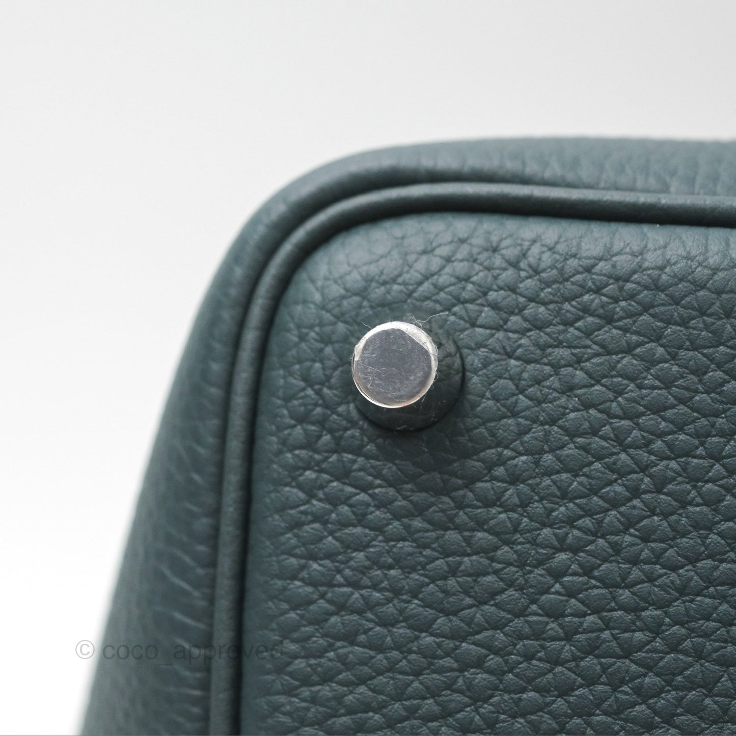 Hermès Picotin Lock 18 Vert Rousses Clemence Palladium Hardware