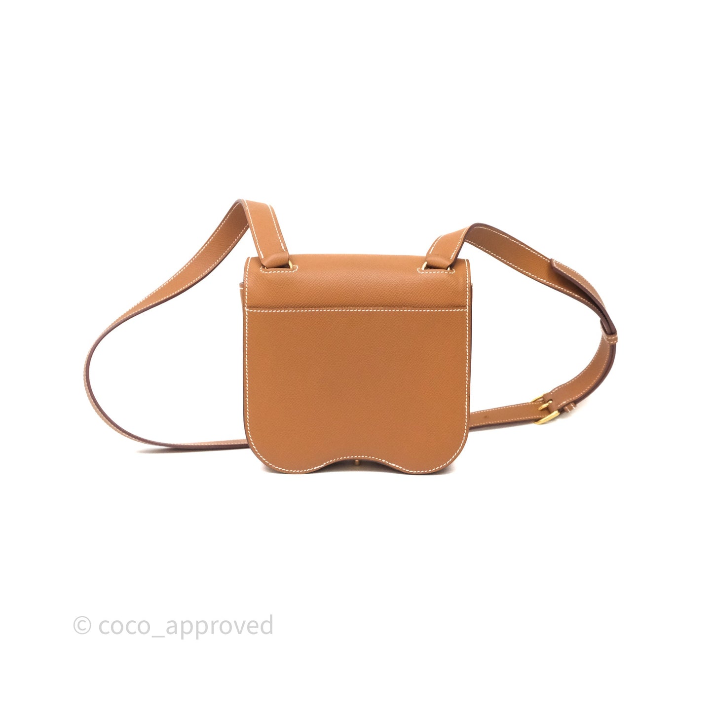 Hermès Della Cavalleria Mini Bag Gold 37 Epsom Gold Hardware