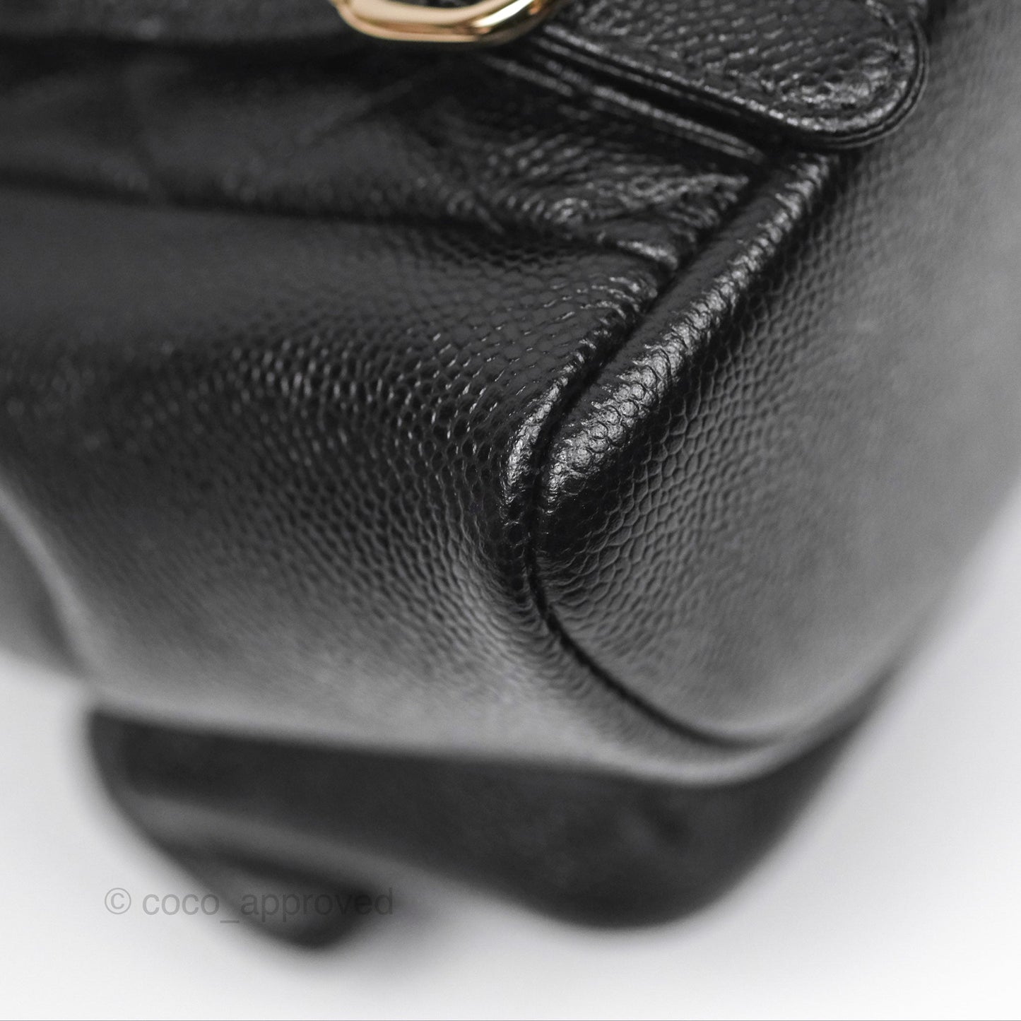 Chanel Duma Backpack Small Black Caviar Gold Hardware
