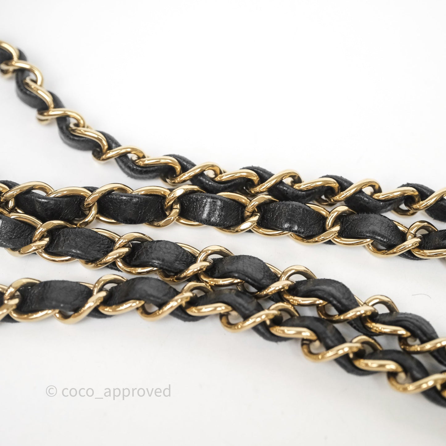Chanel Mini Square Quilted Black Lambskin Gold Hardware