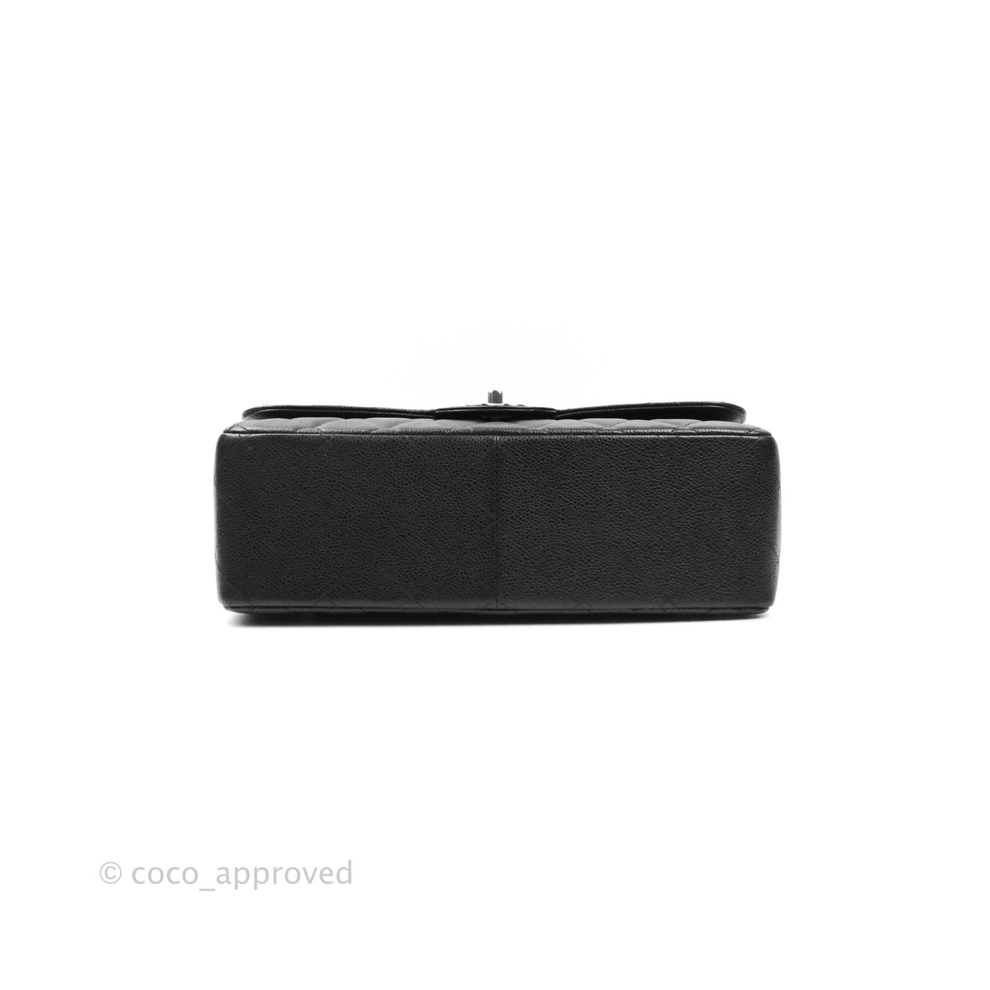 Chanel Jumbo Double Flap Black Caviar Silver Hardware⁣⁣