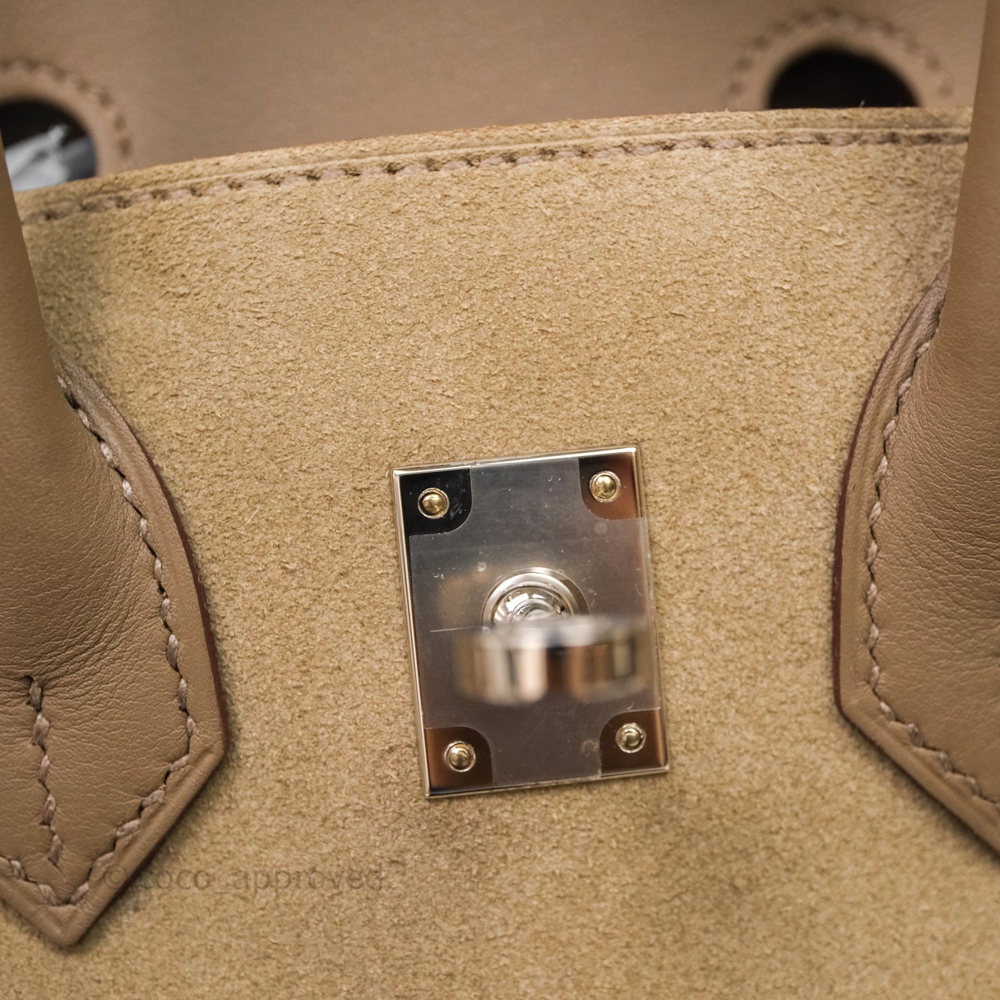 Hermès Birkin 25  Étoupe 18 Grizzly Palladium Hardware