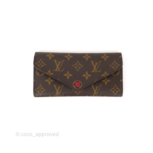 Louis Vuitton Josephine Wallet Monogram Canvas Fuchsia