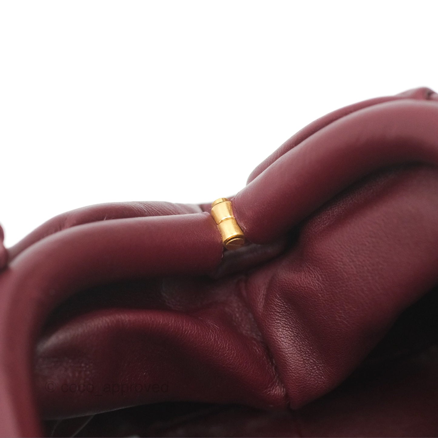 Bottega Veneta The Mini Pouch Bordeaux Butter Calfskin