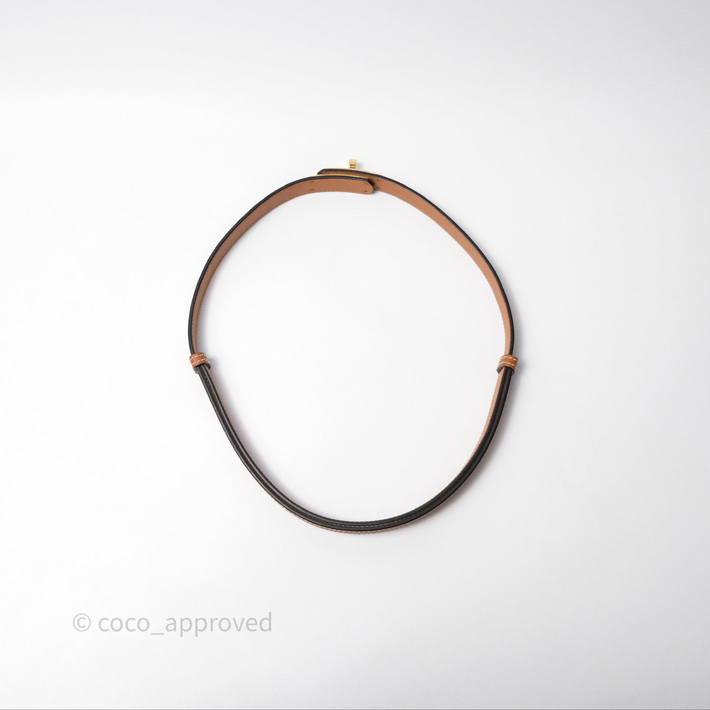 Hermès Kelly Buckle Belt Gold 37 Epsom Gold Hardware