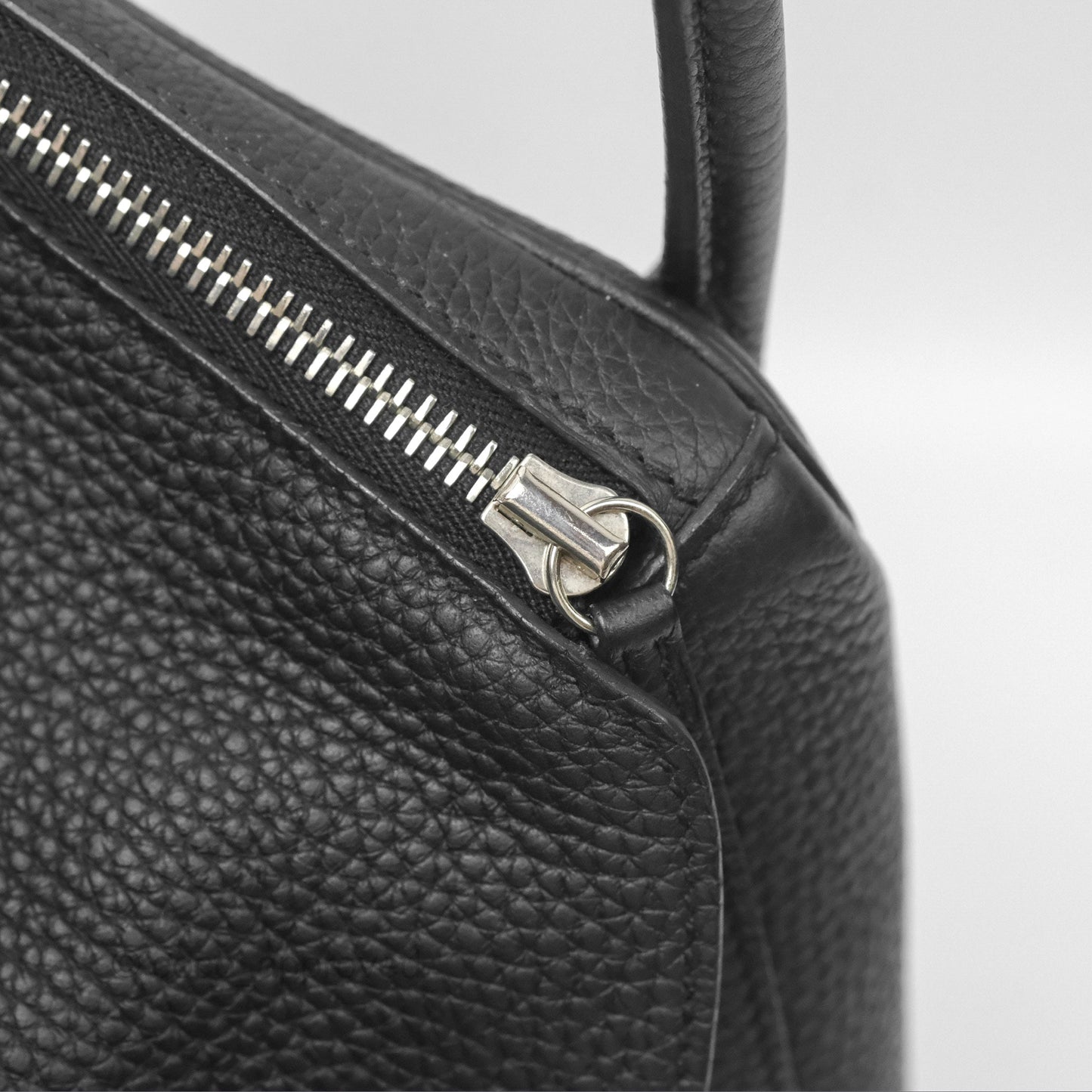 Hermès Lindy 30 Black Clemence Palladium Hardware