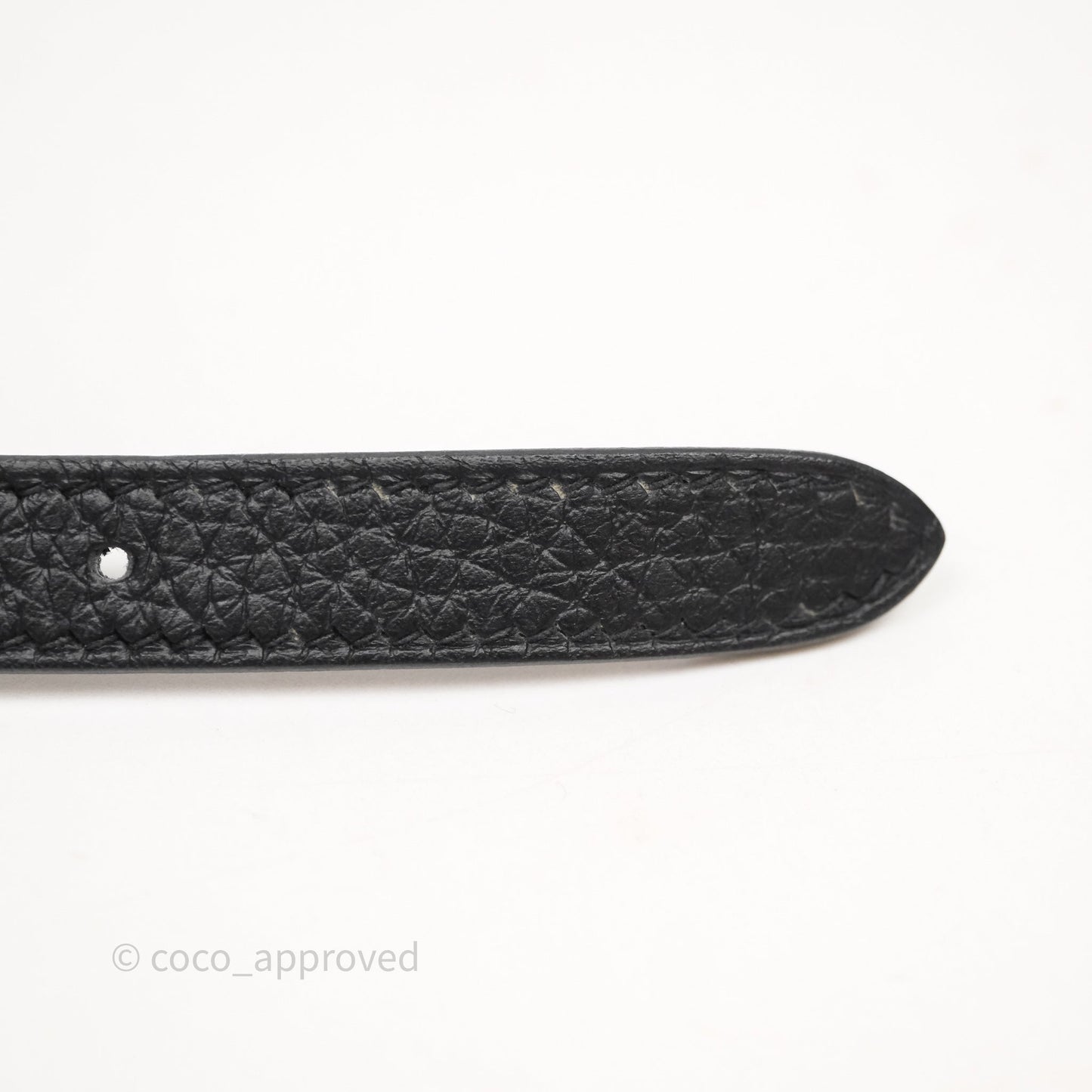 Hermès Halzan 25 Taurillon Clemence 89 Noir Gold Hardware