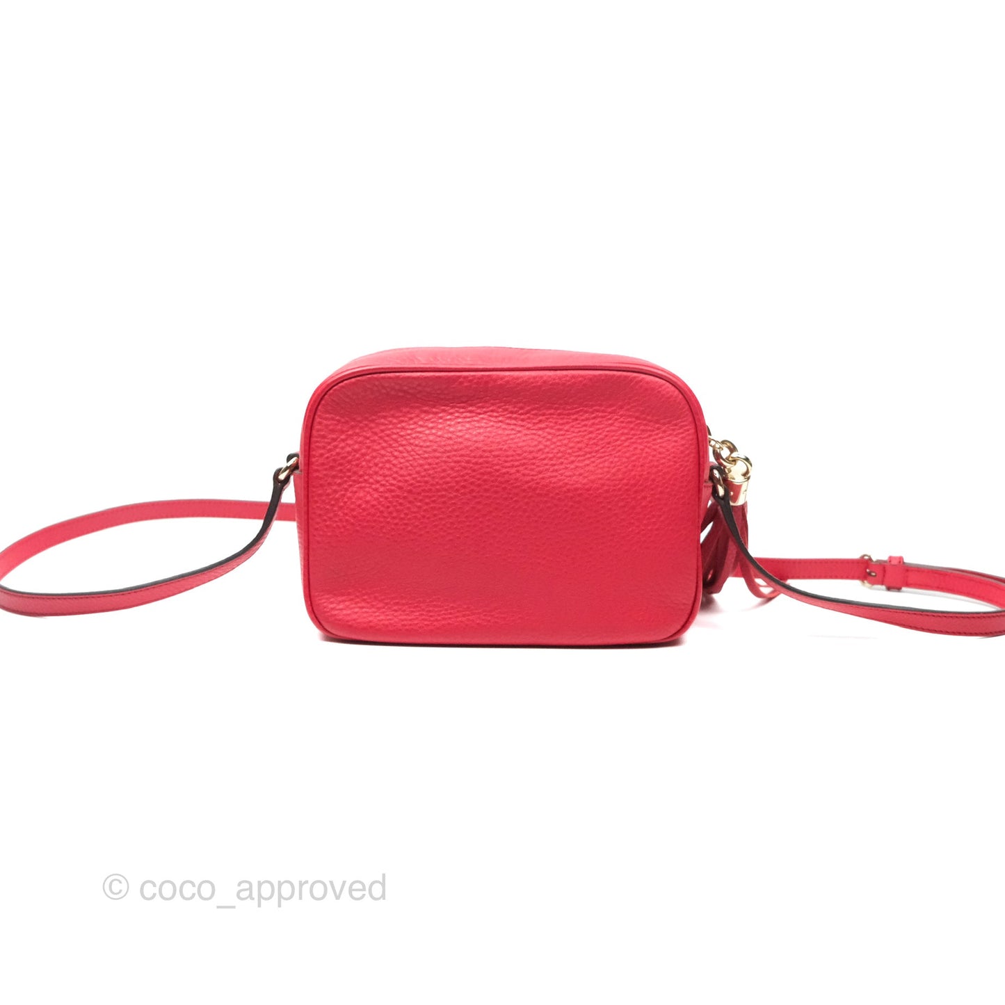 Gucci Small Soho Disco Bag Red Calfskin