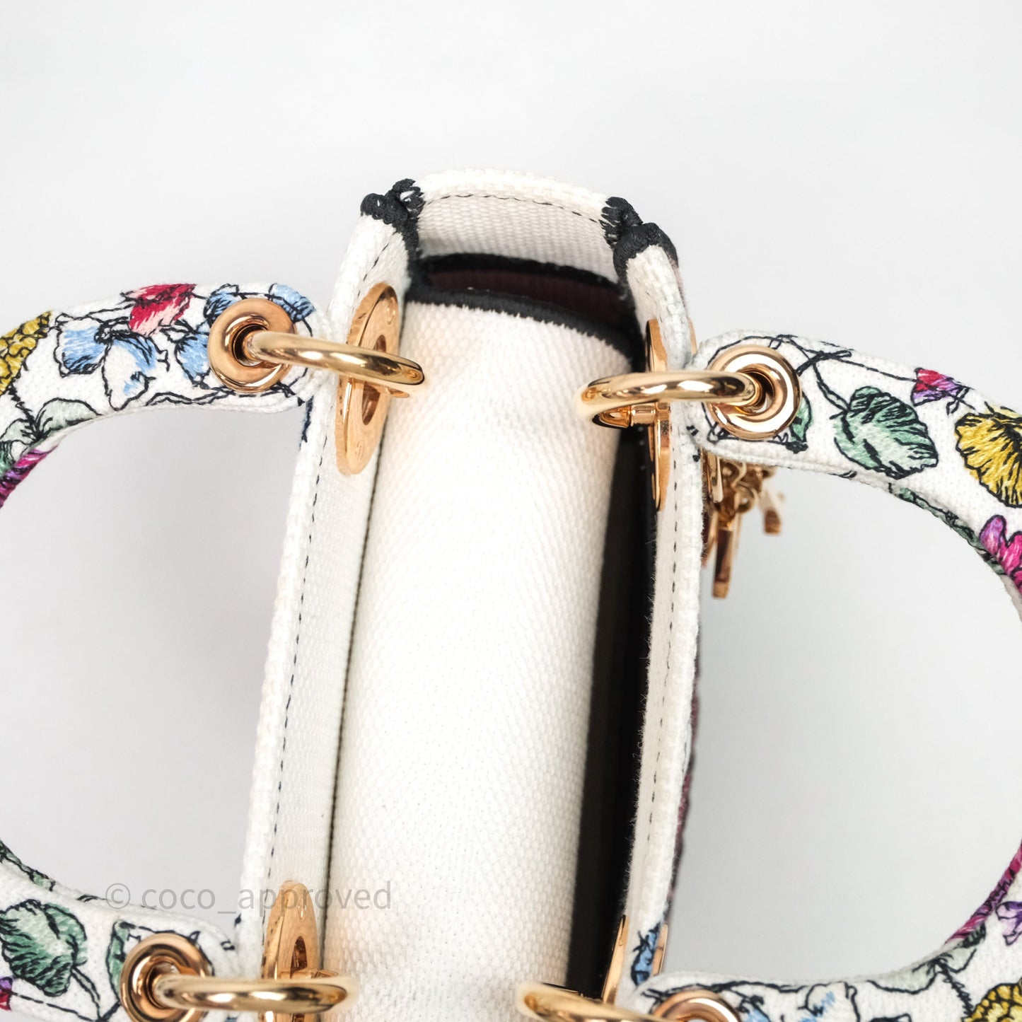 Christian Dior Mini Lady D-Lite Bag Florilegio Embroidered
