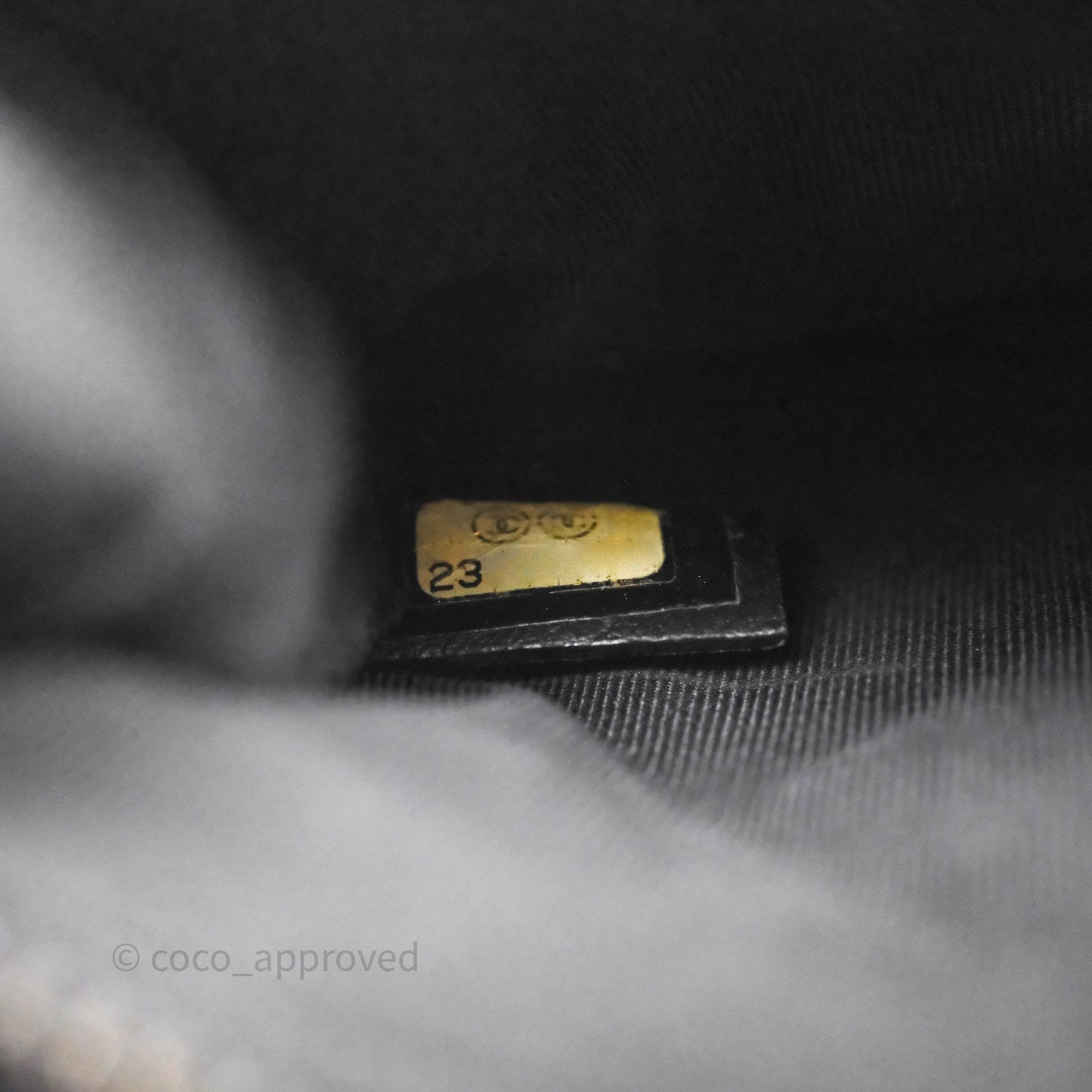 Chanel Quilted Mini O Case So Black Calfskin