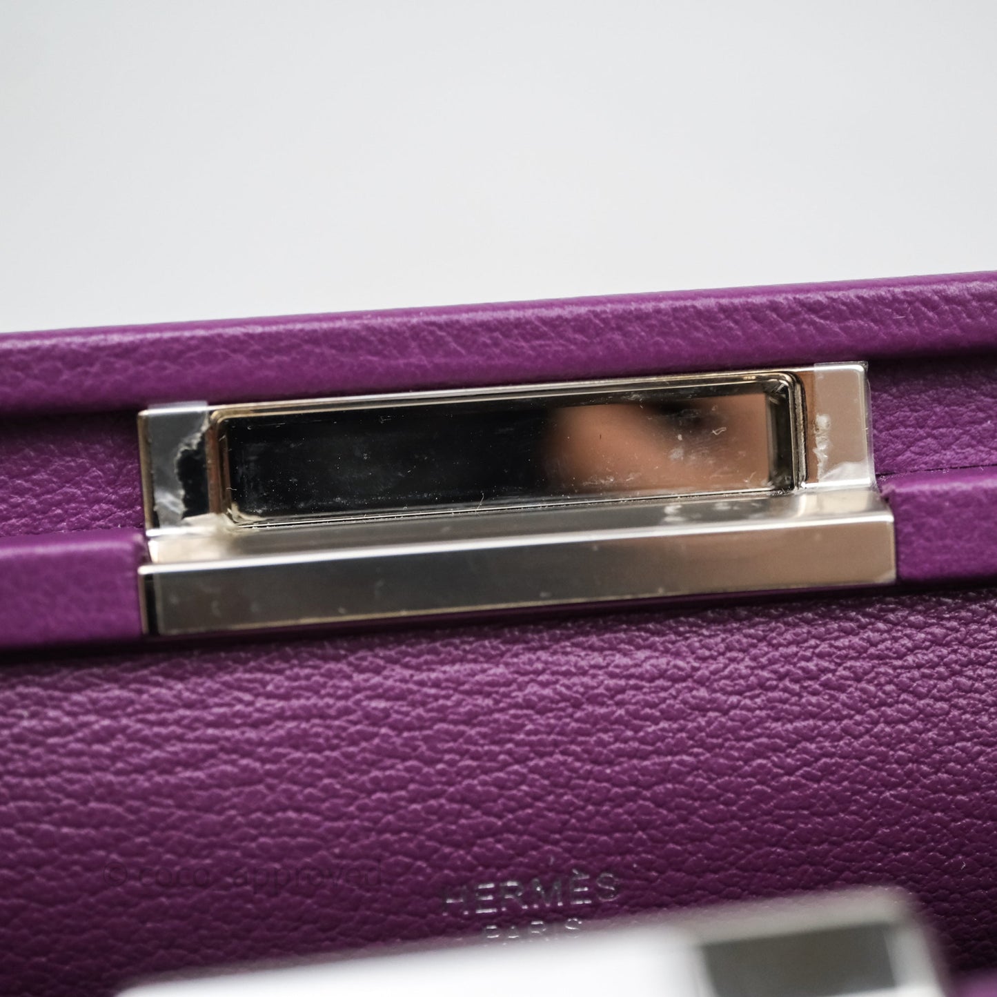 Hermes Clic H Bag Anemone P9 Veau Evercolor Palladium Hardware