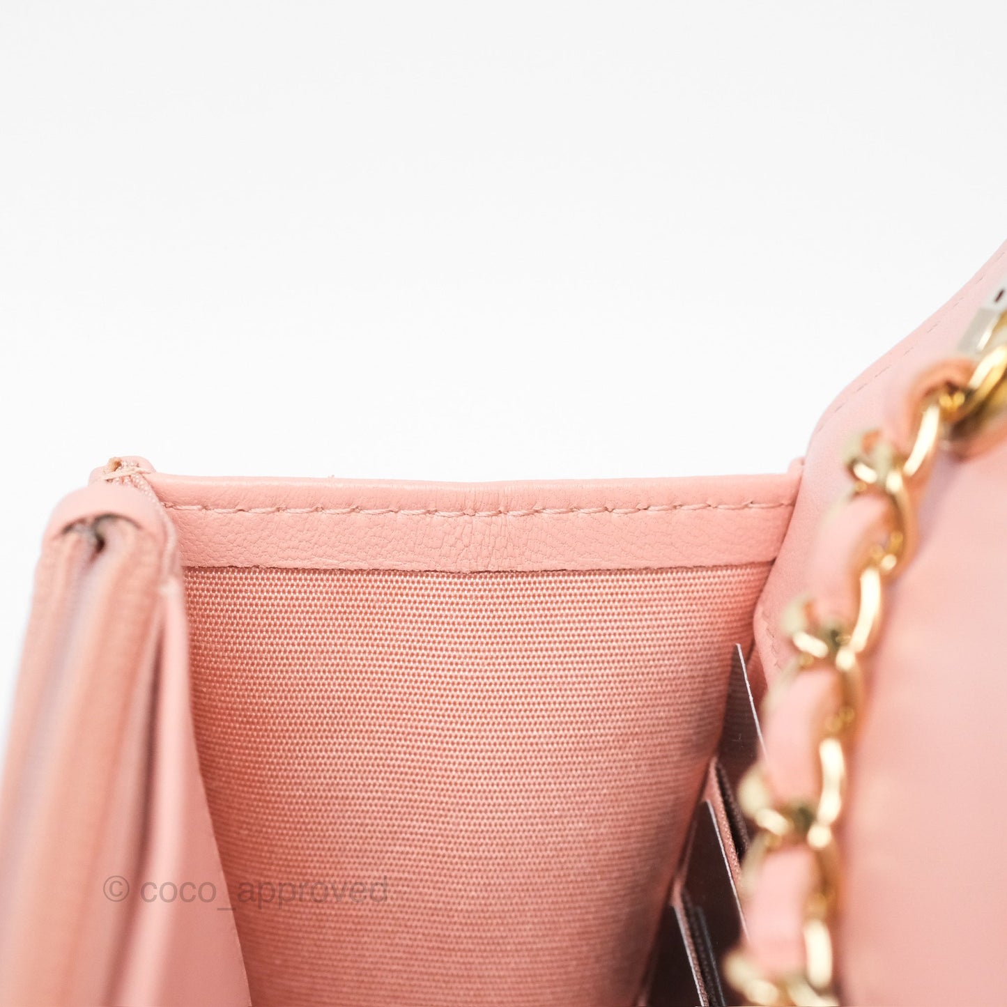 Chanel Trendy CC WOC Quilted Salmon Pink Lambskin Gold Hardware