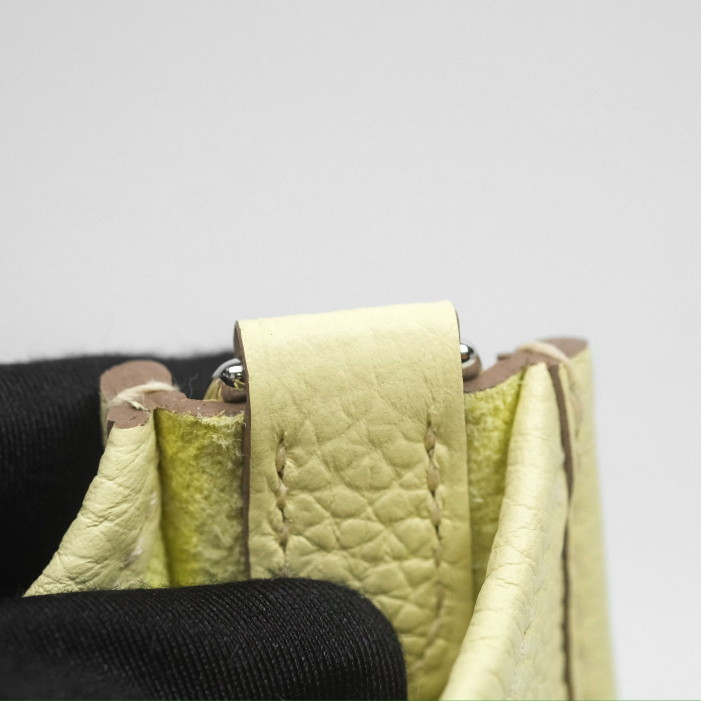 Hermès Mini Evelyne 16 Jaune Milton I8 Clemence Palladium Hardware