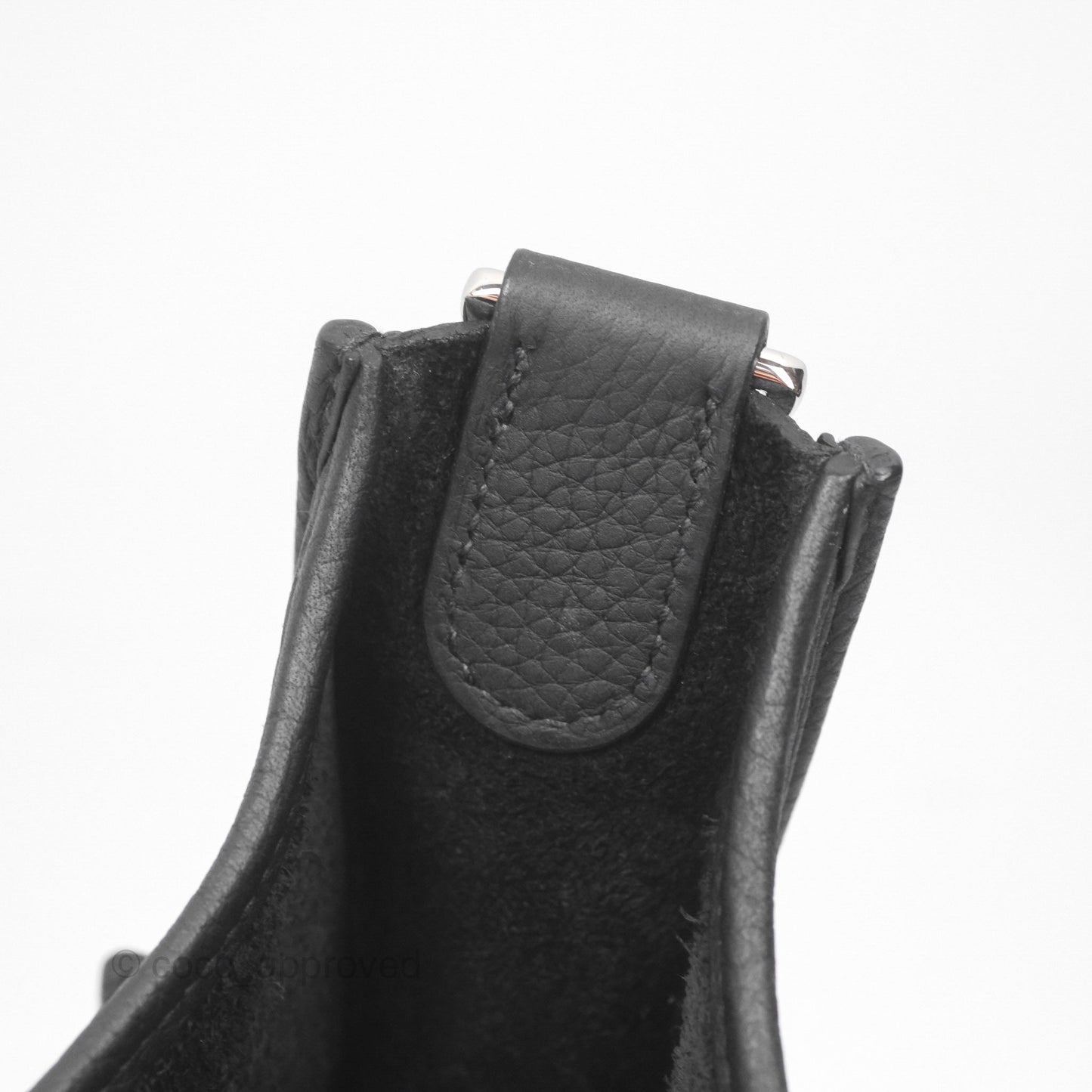 Hermès Evelyne III 29 Noir 89 Clemence Silver Hardware