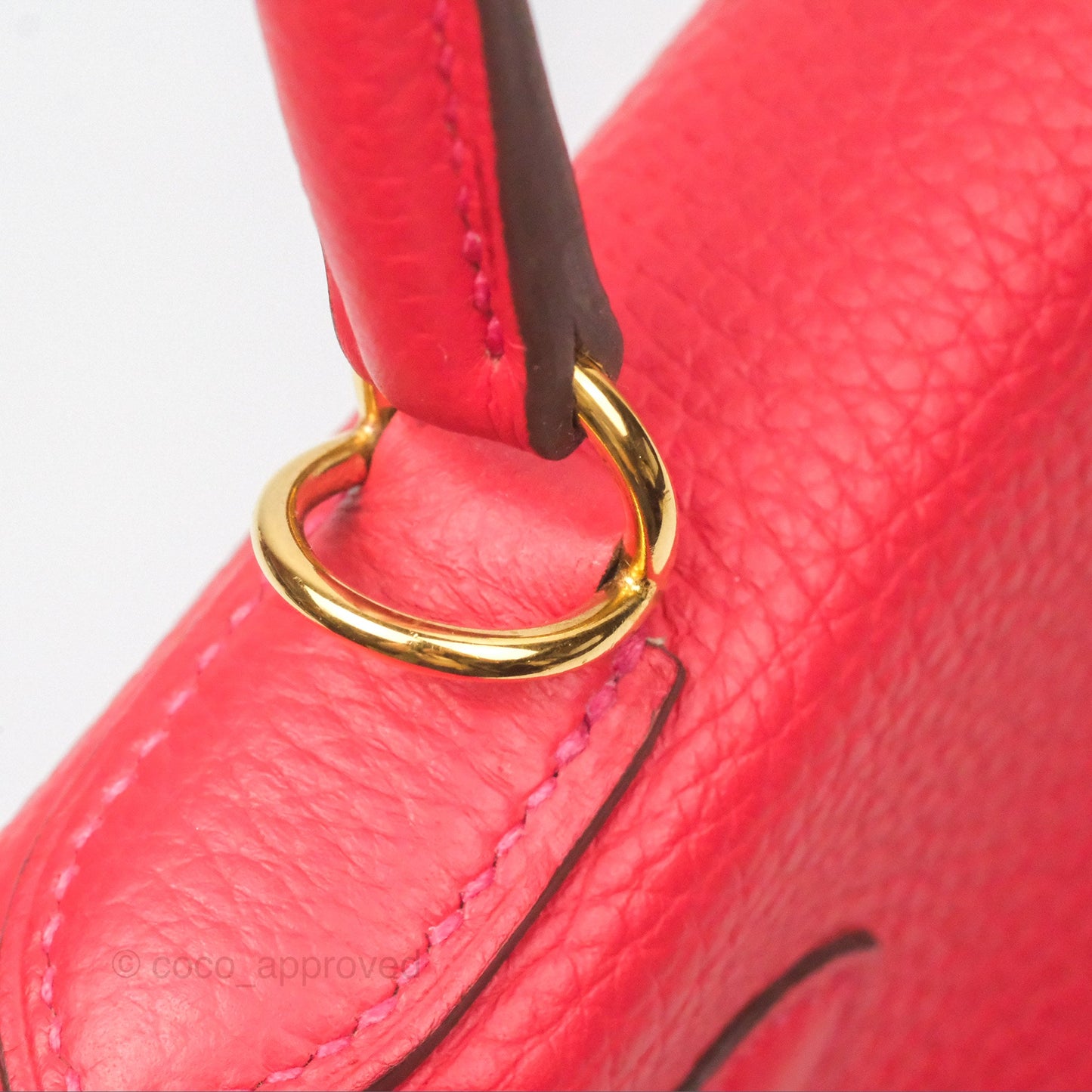 Hermès Kelly 28 Retourne Rouge Tomate S5 Clemence Gold Hardware