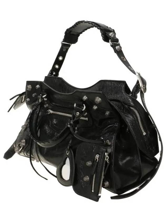 Luxury Balenciaga Neo Cagole City Tote Bag Black