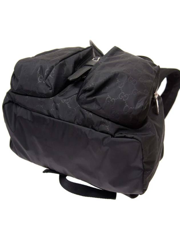 Luxury Gucci Trending 2025 GG Pocket Nylon Backpack BLack