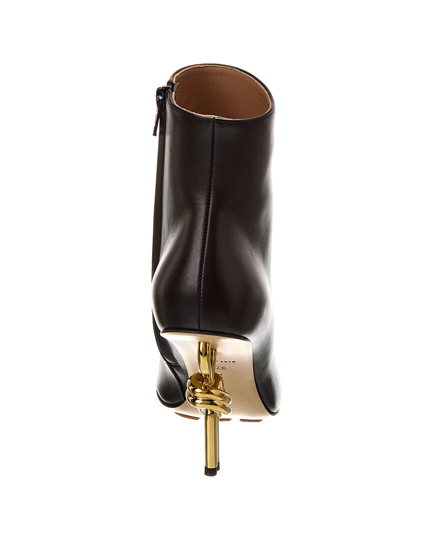 Luxury Bottega Veneta Knot Leather Bootie
