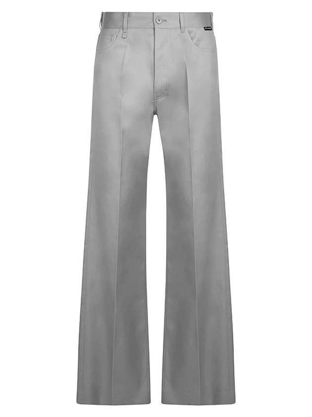 Luxury Balenciaga Fluid Wide Pants Pearl Grey