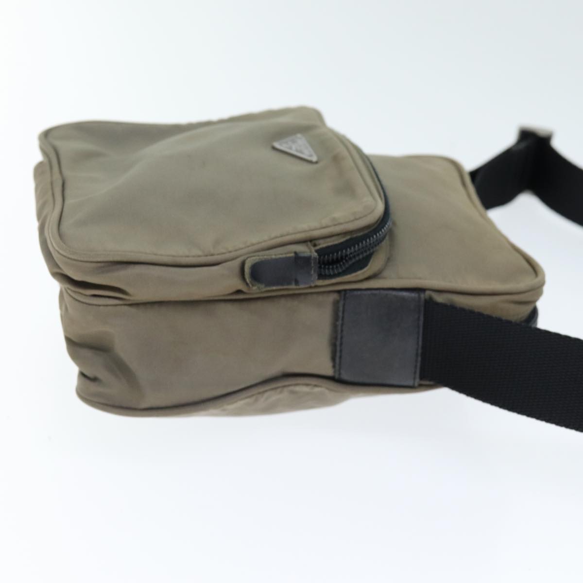 Luxury PradaShoulder Bag Nylon Beige 75014