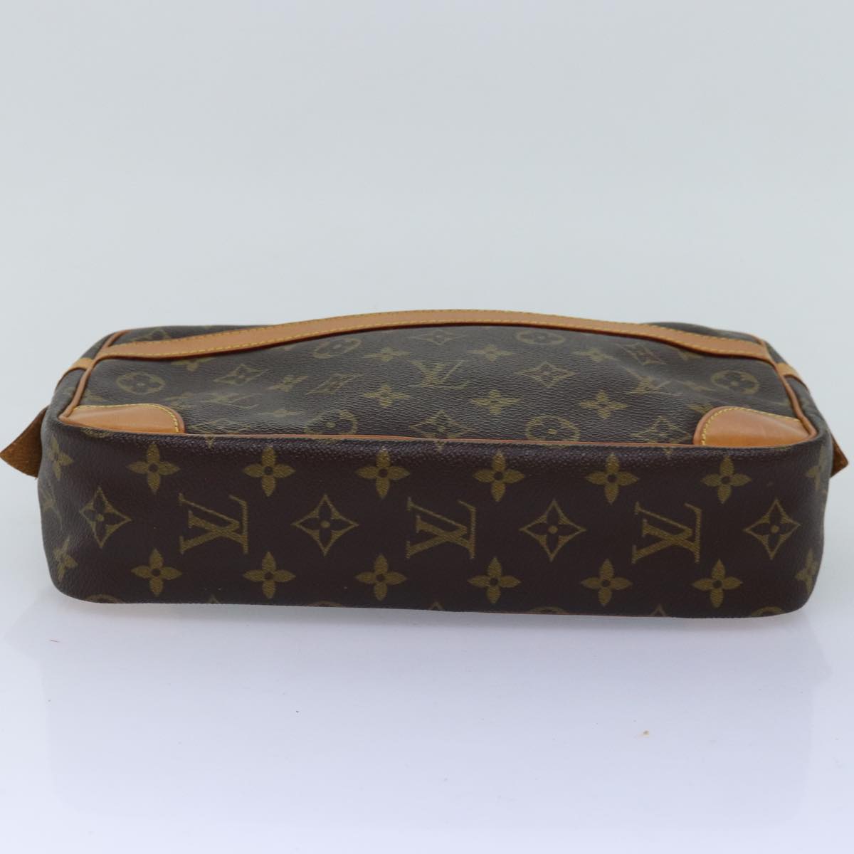LOUIS VUITTON Monogram Compiegne 28 Clutch Bag M51845 LV 75021