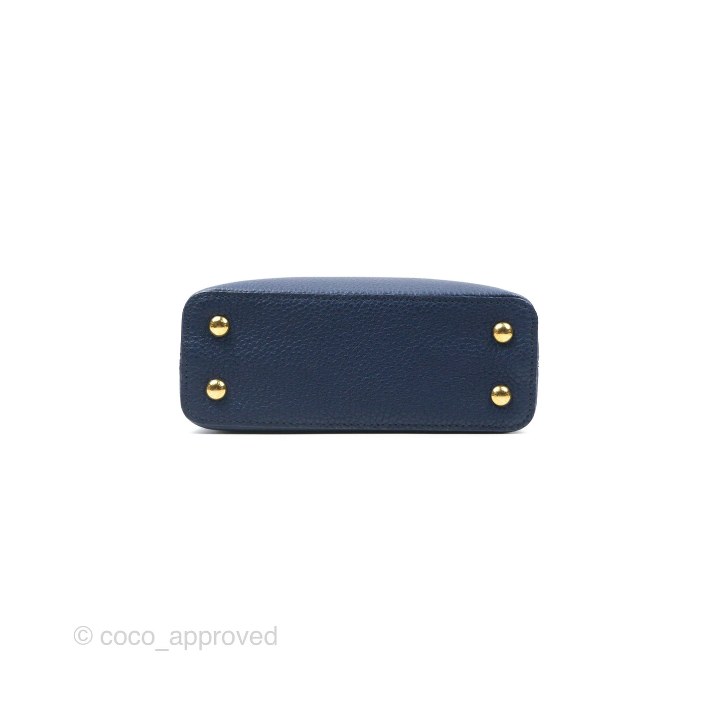 Louis Vuitton Capucines Mini Navy in Taurillon Leather and Python Leather