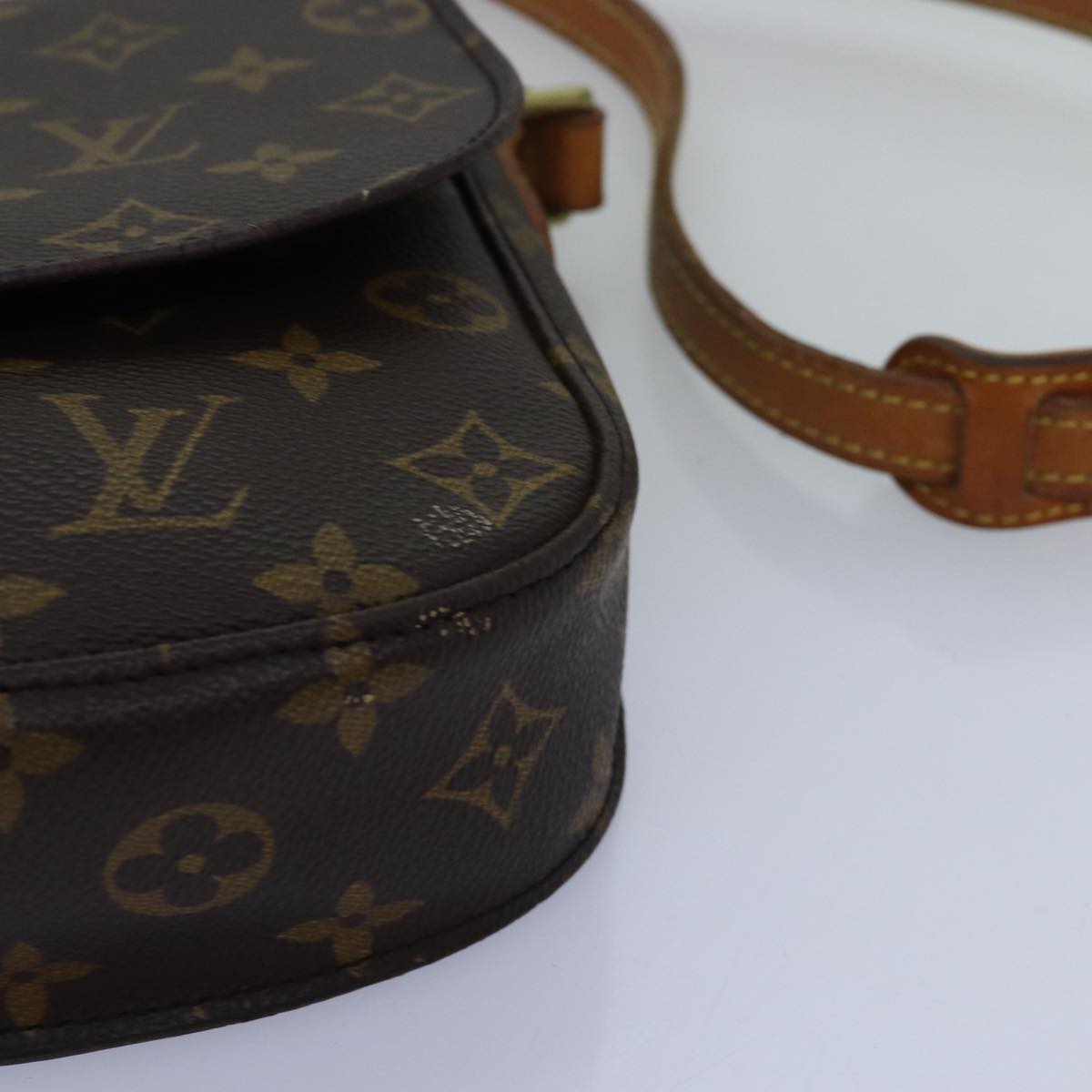 LOUIS VUITTON Monogram Saint Cloud MM Shoulder Bag M51243 LV 75029