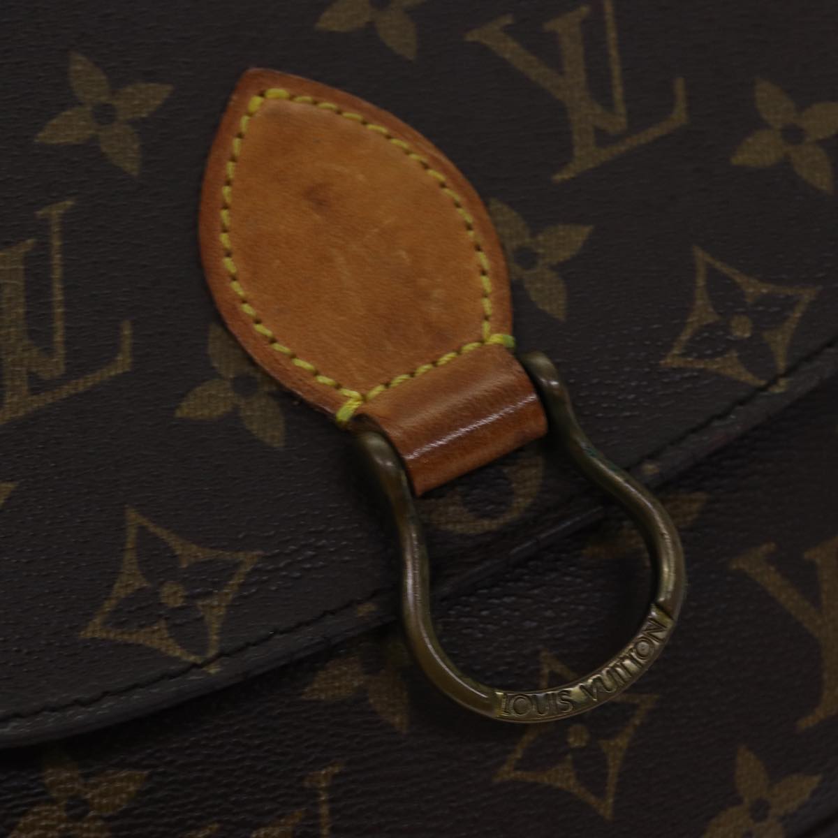 LOUIS VUITTON Monogram Saint Cloud MM Shoulder Bag M51243 LV 75029